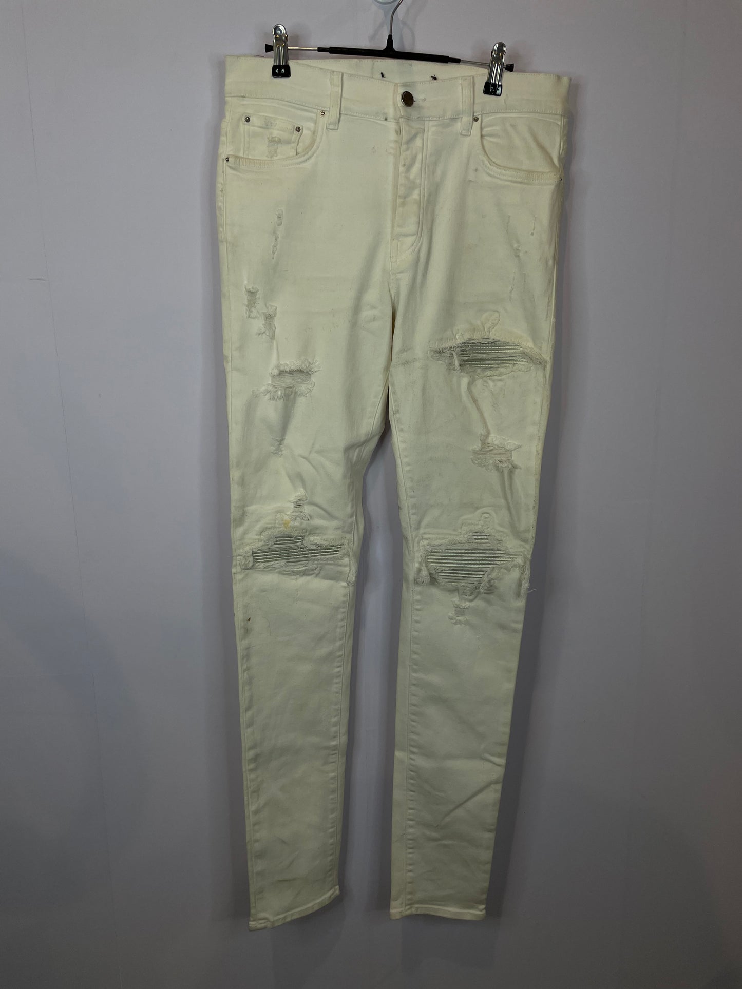 Amiri MX1 White White Patch Used 33