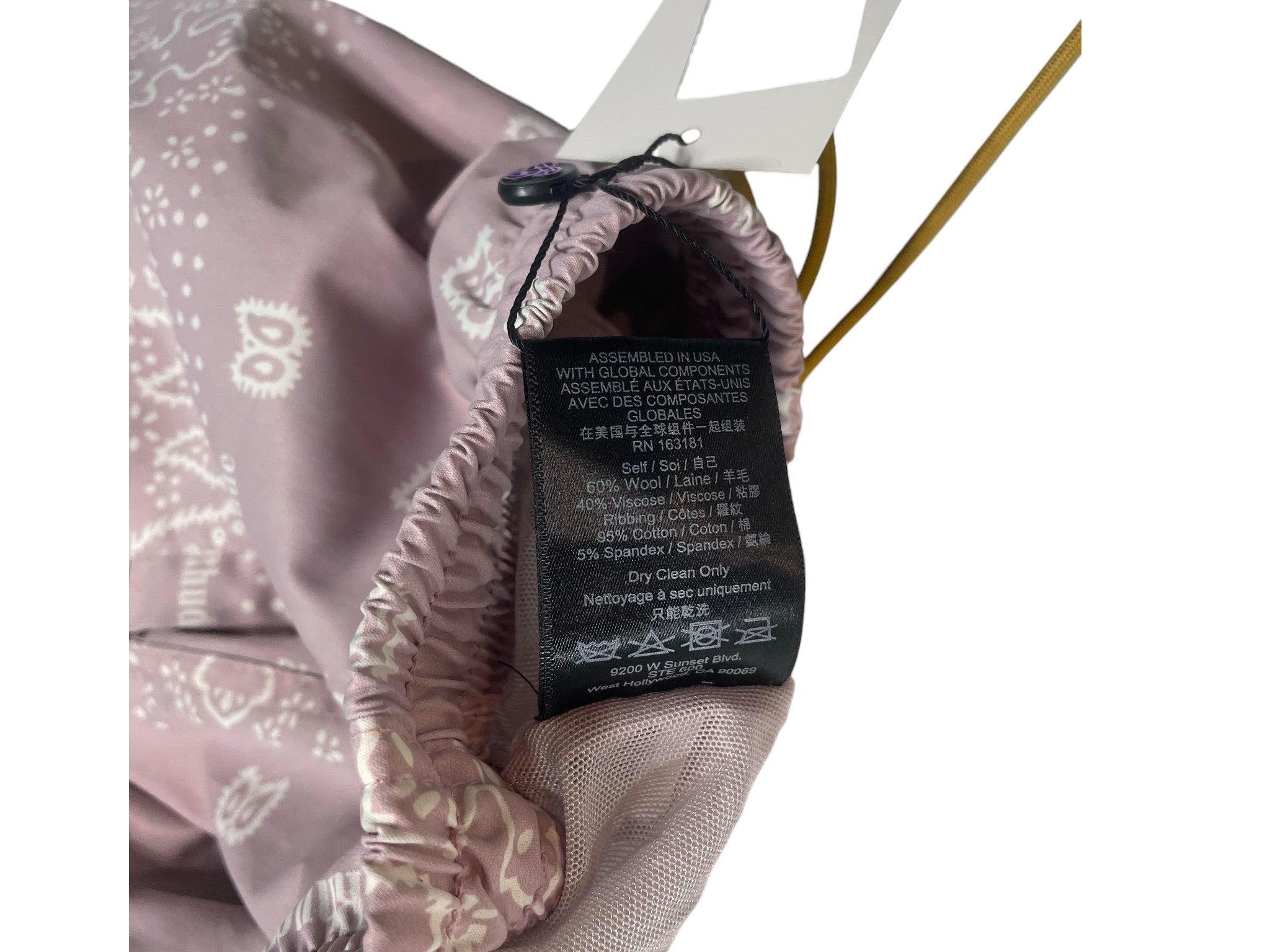 Rhude 'Bandana' Pink Swim Trunks Shorts
