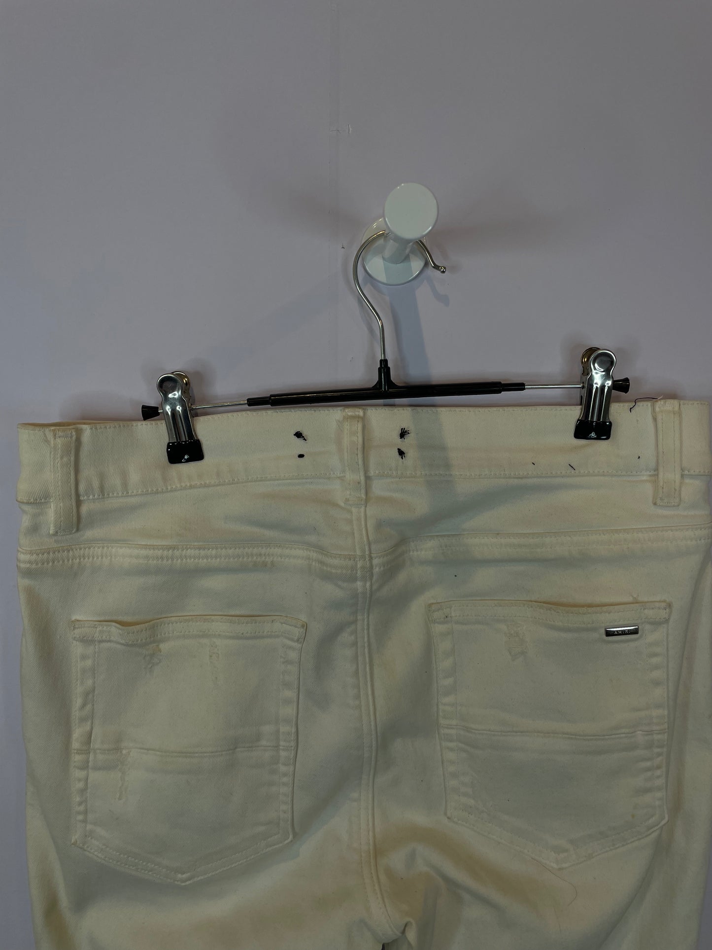 Amiri MX1 White White Patch Used 33