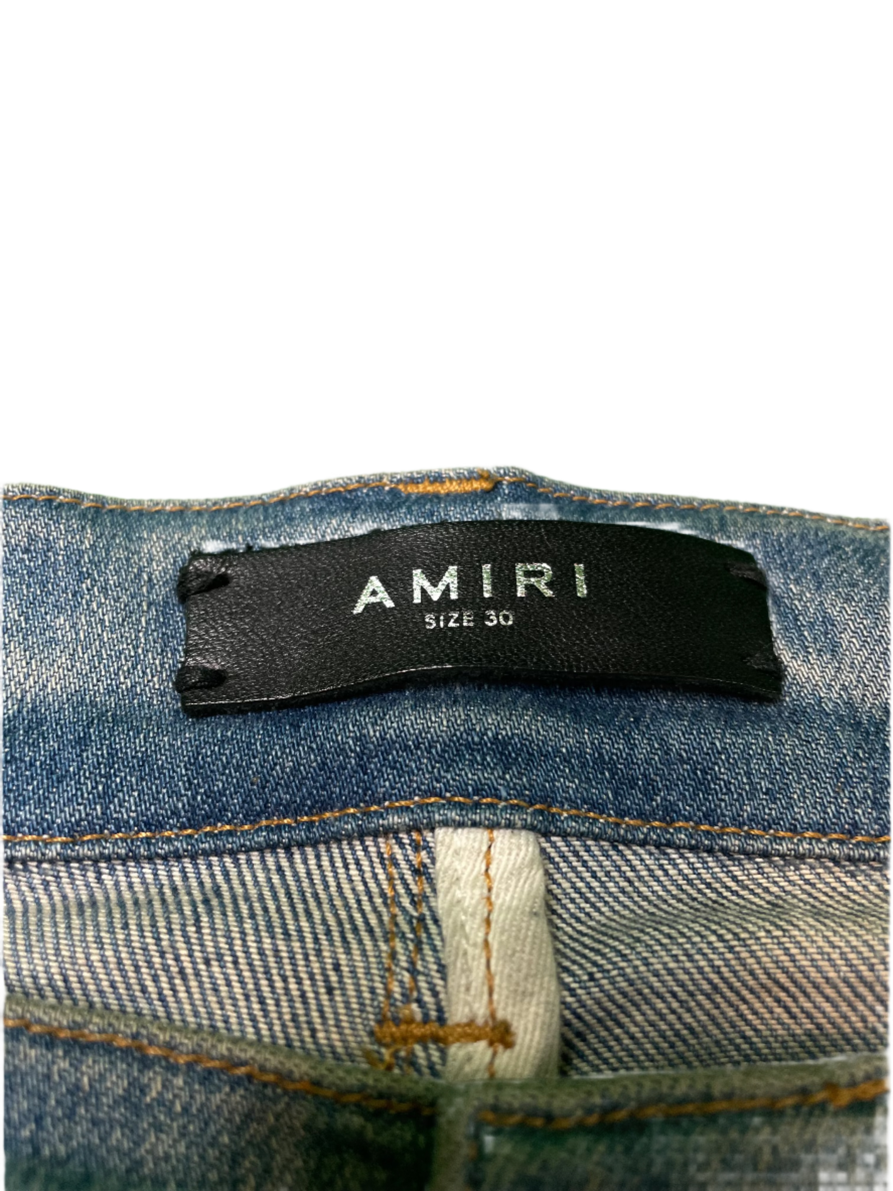 Amiri Thrasher Light Wash Plain Blue Jeans