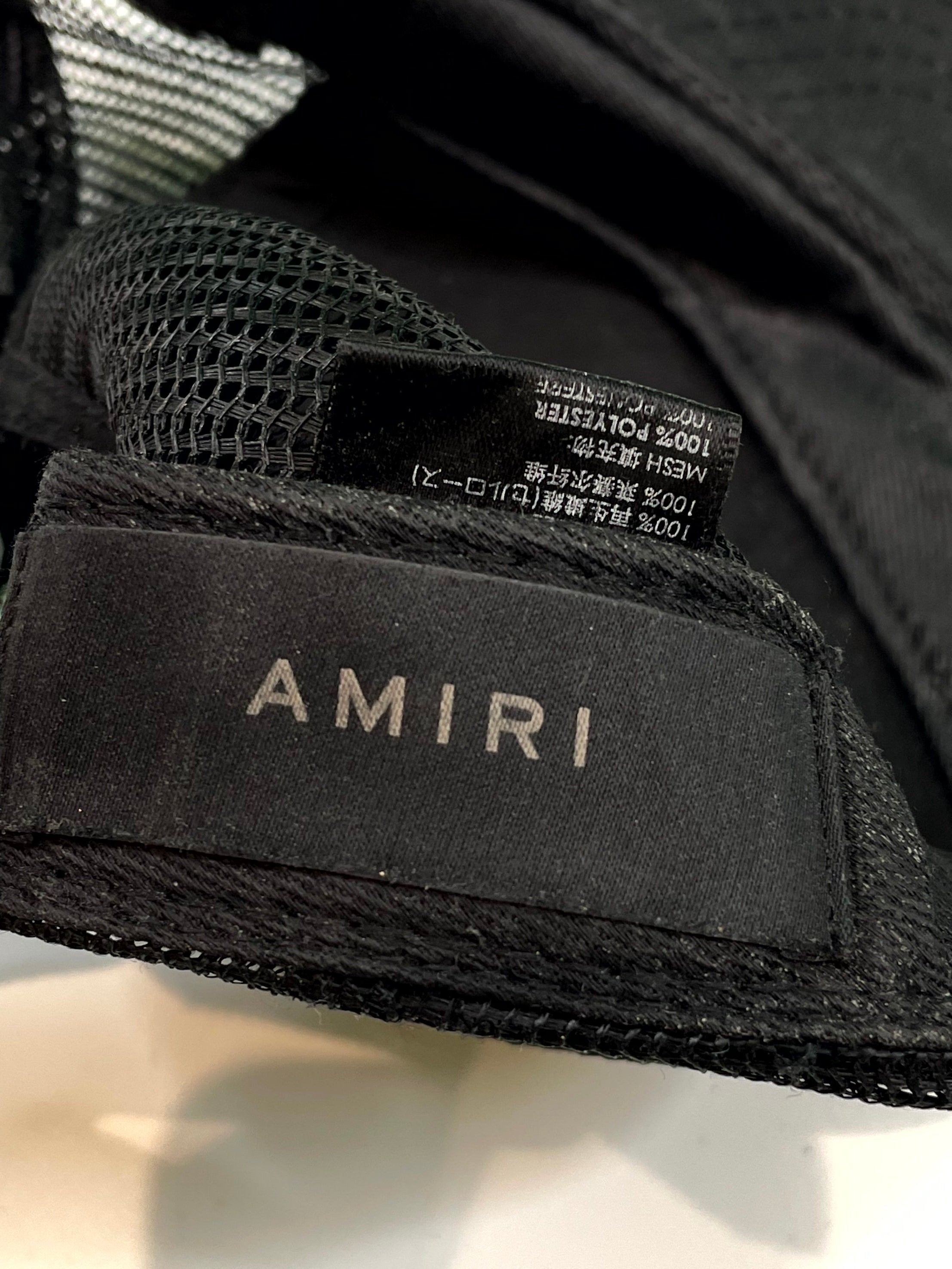 Amiri MA Black & Blue Cap