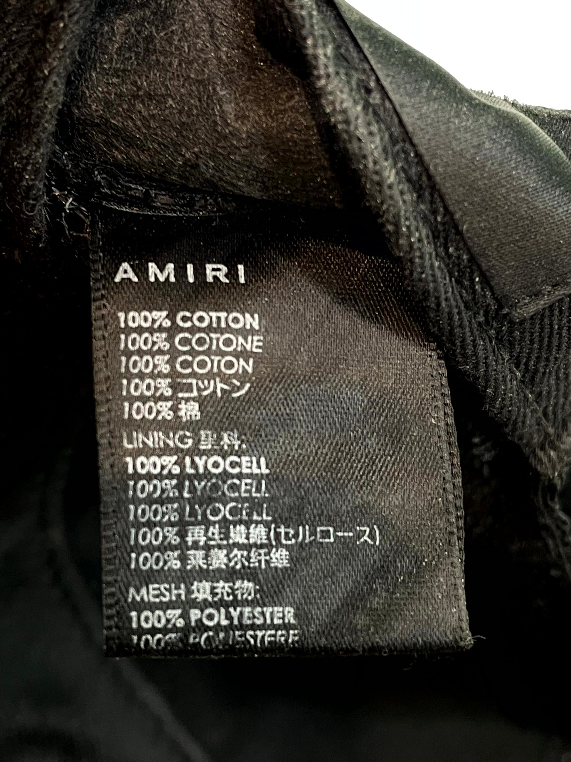 Amiri MA Black & Blue Cap