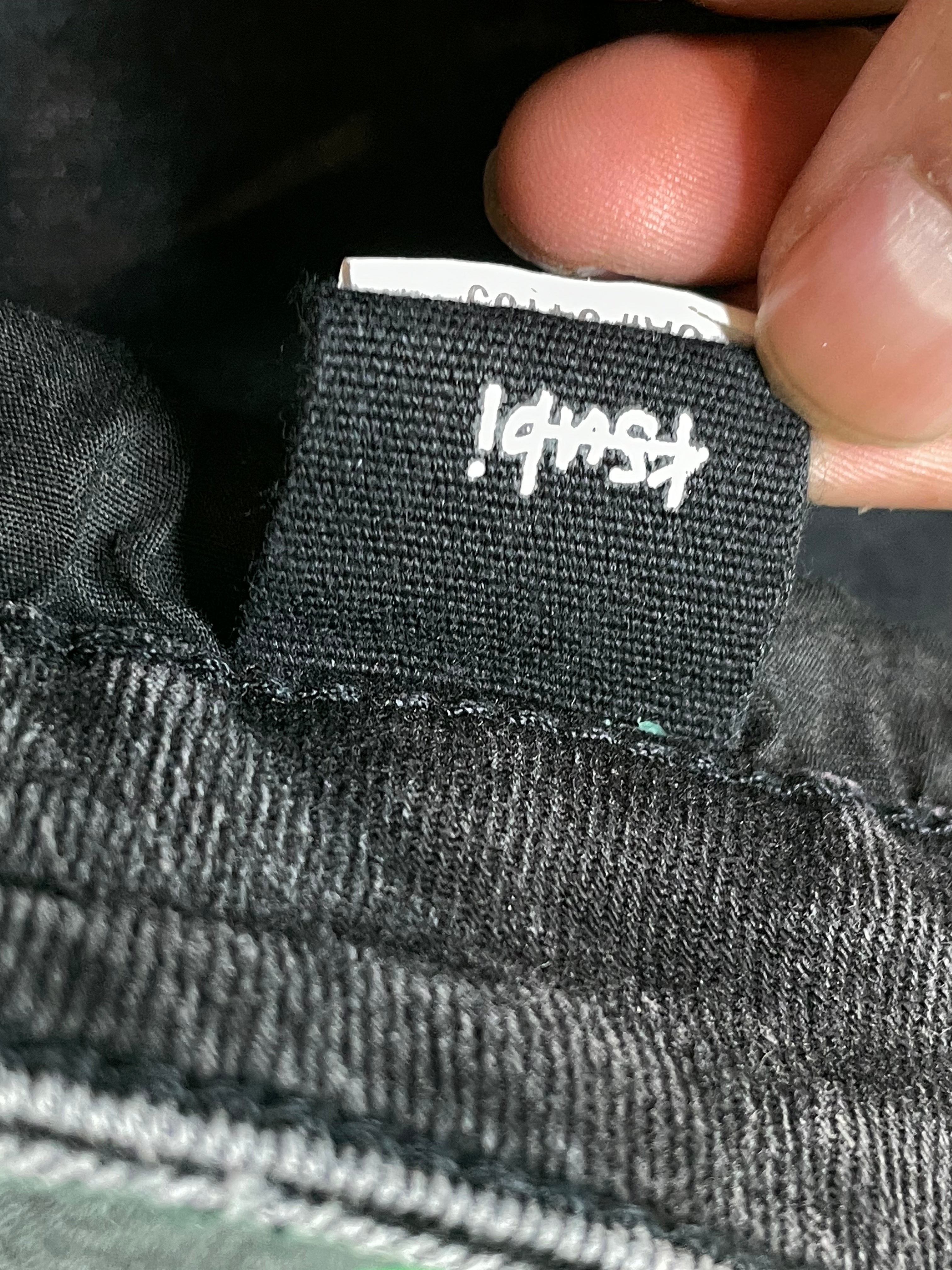 Ksubi Light Wash Black Patch Black Shorts
