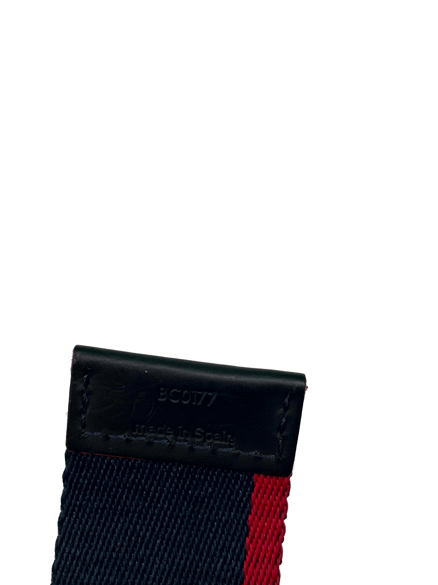 LV Strap Navy & Red Belt