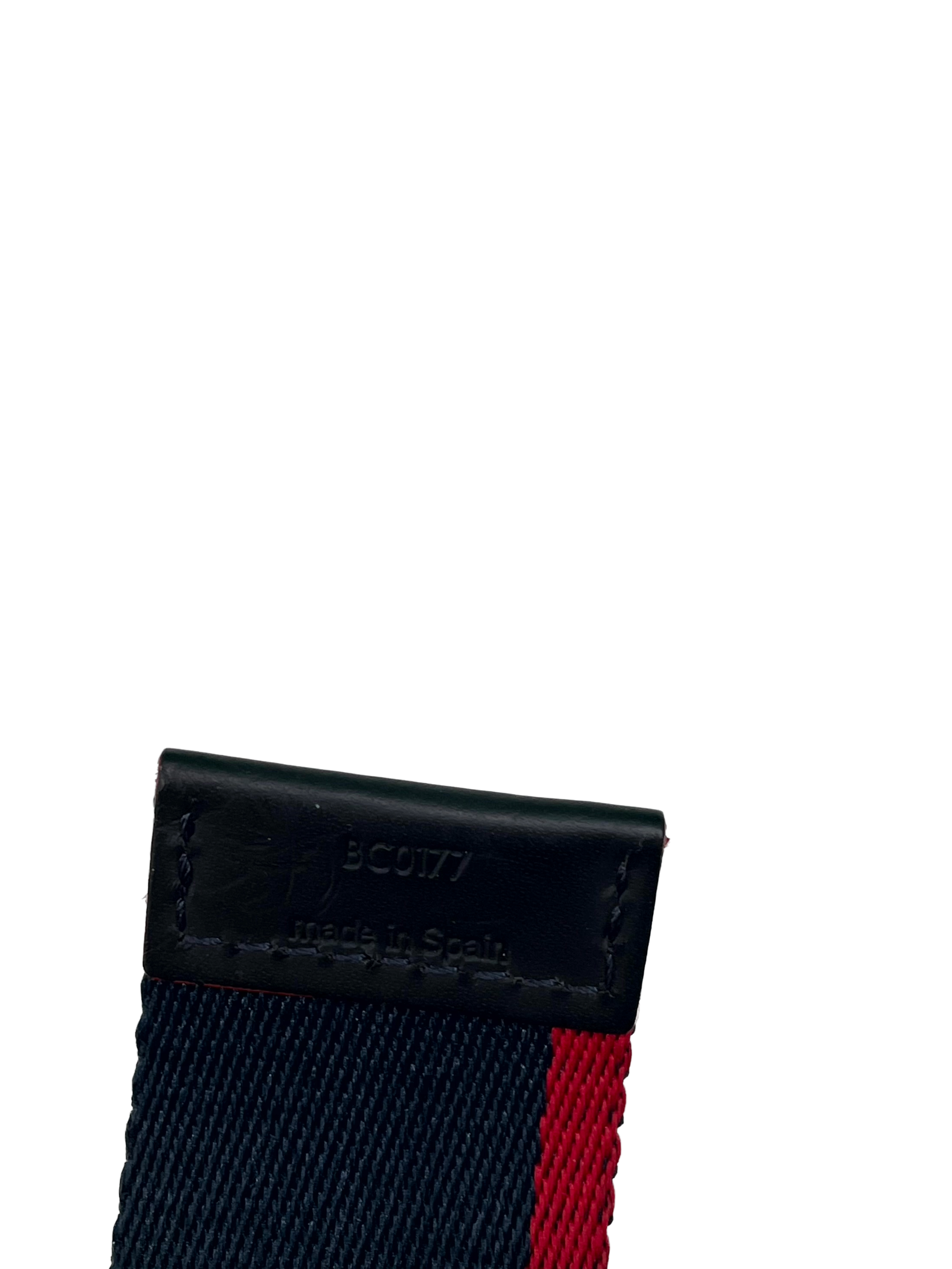 LV Strap Navy & Red Belt