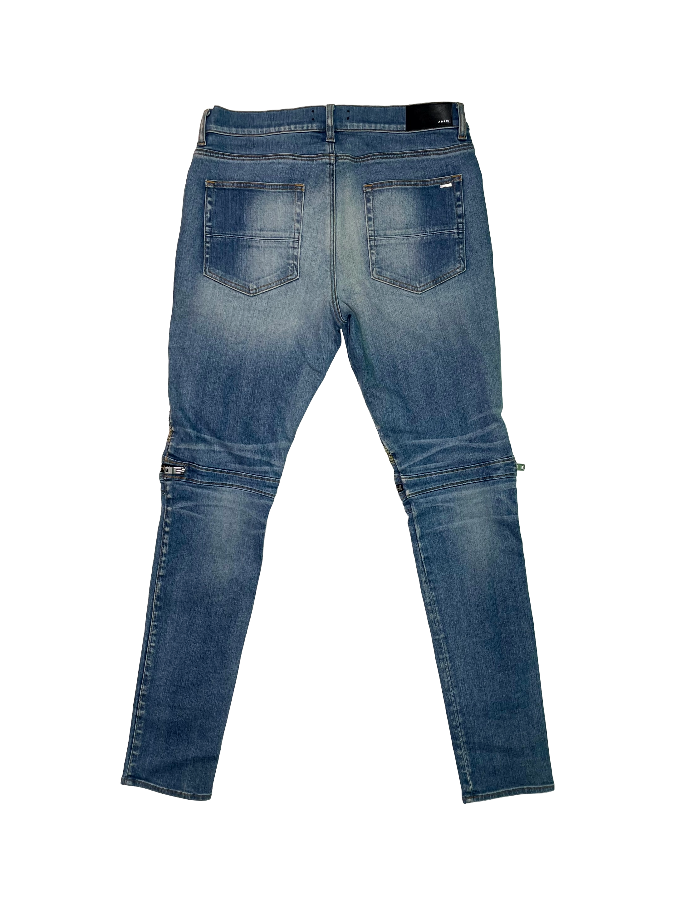 Amiri Indigo Paisley Jeans