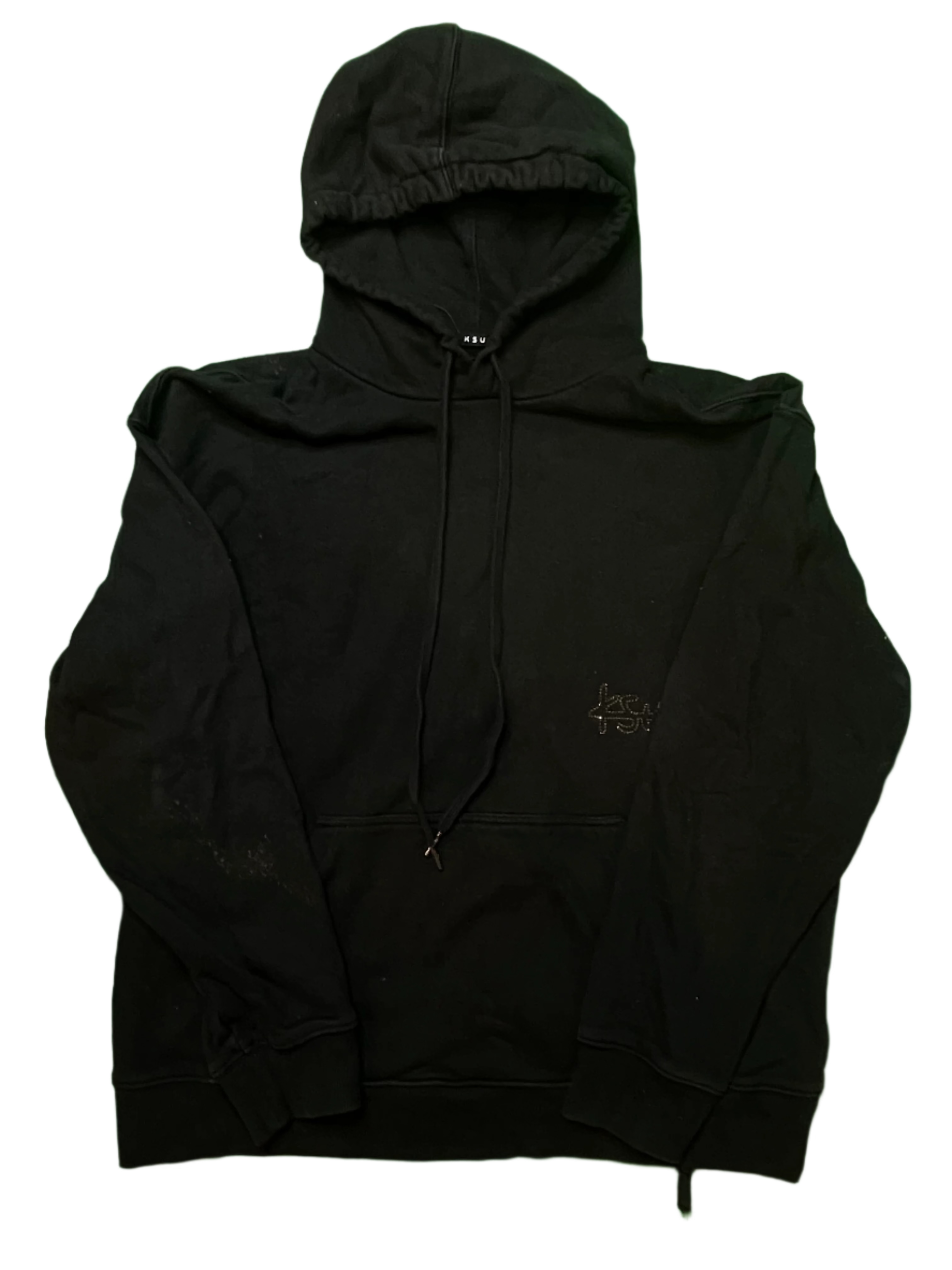 Ksubi Rhinestone Logo Black Hoodie