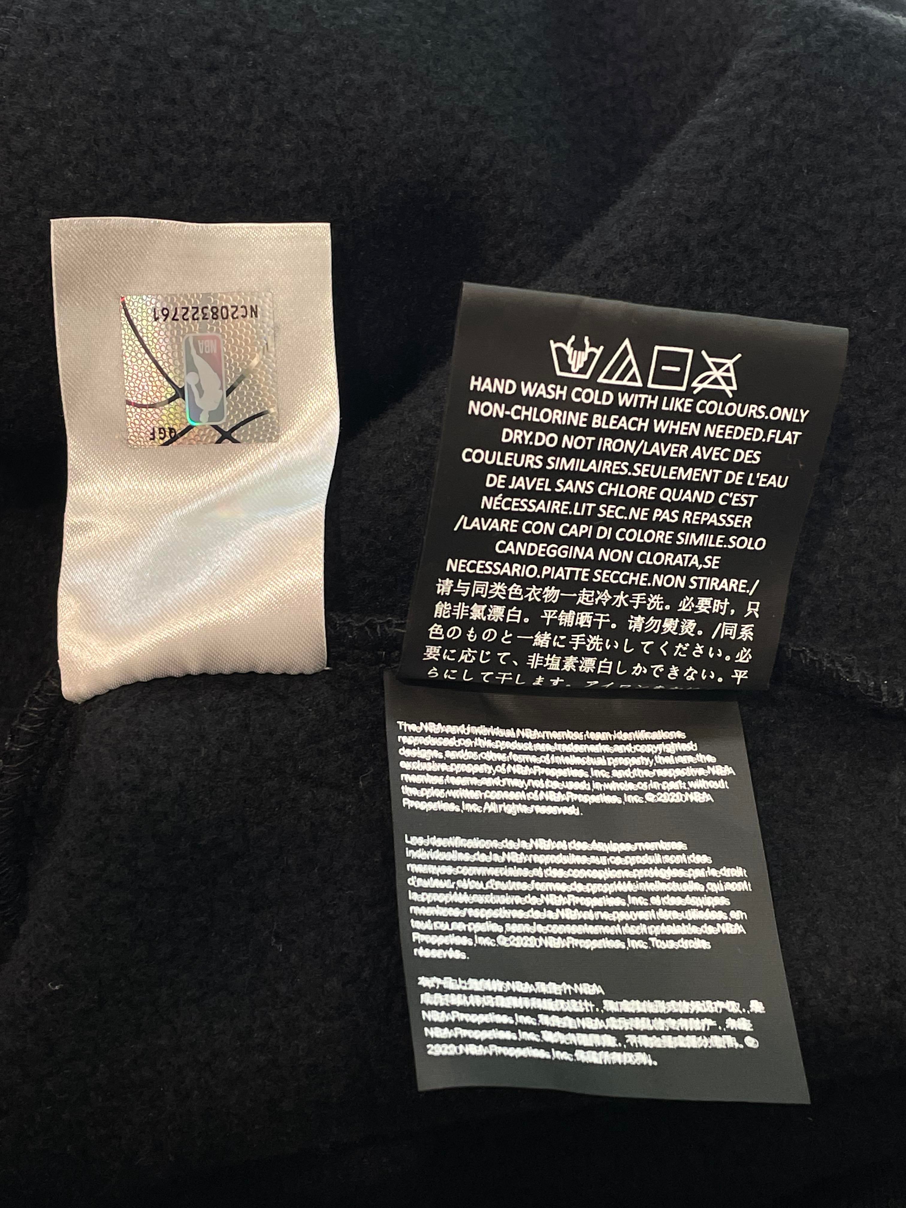 Essentials Chicago Bulls Black Hoodie