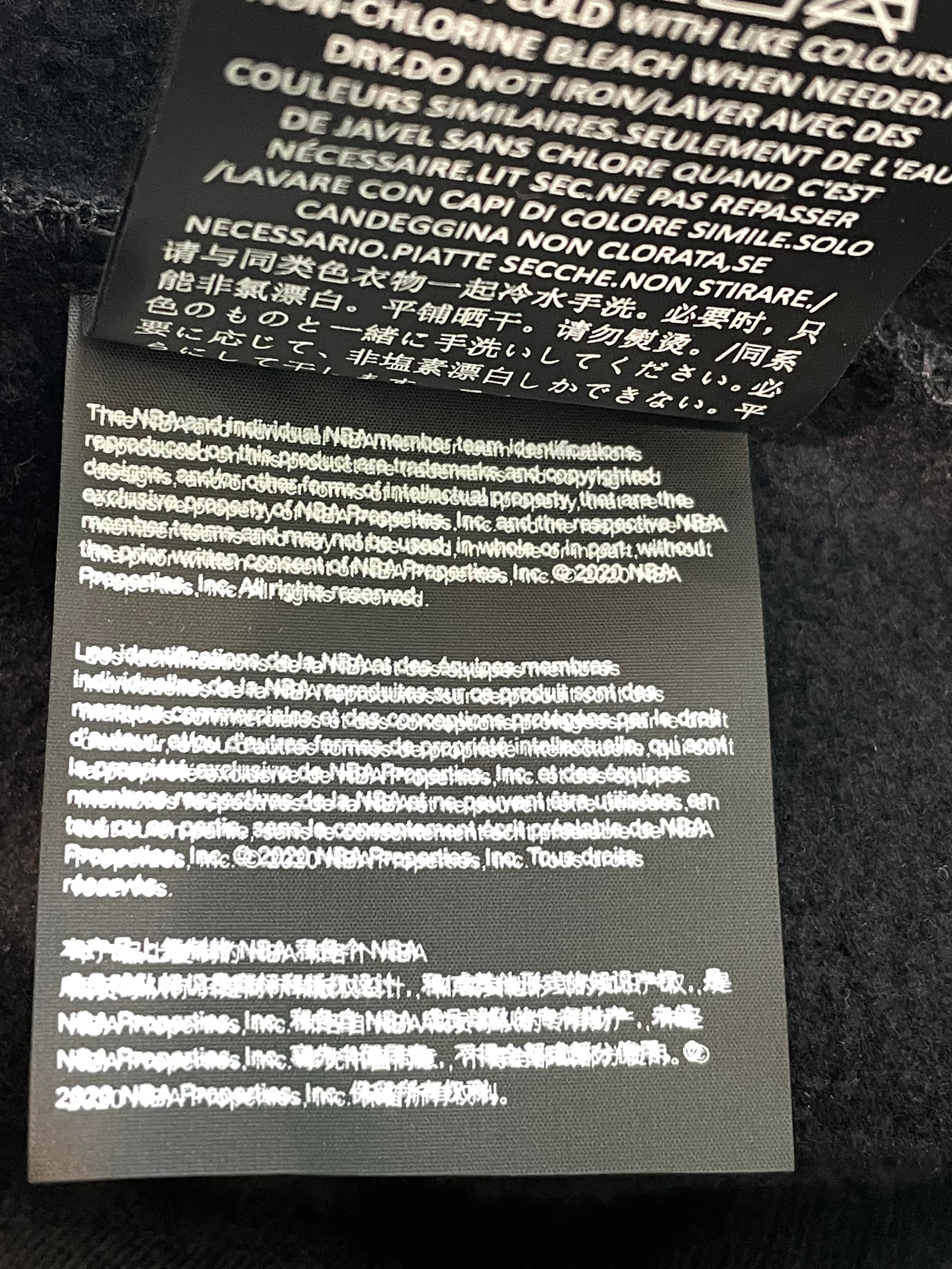 Essentials Chicago Bulls Black Hoodie