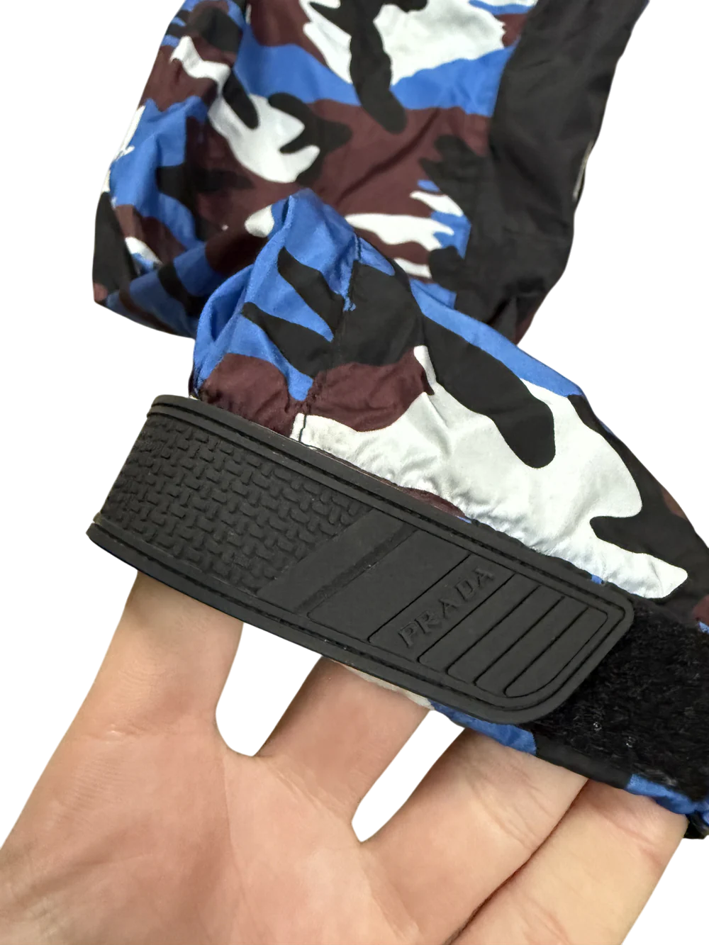 Prada Camo Blue Track Pants