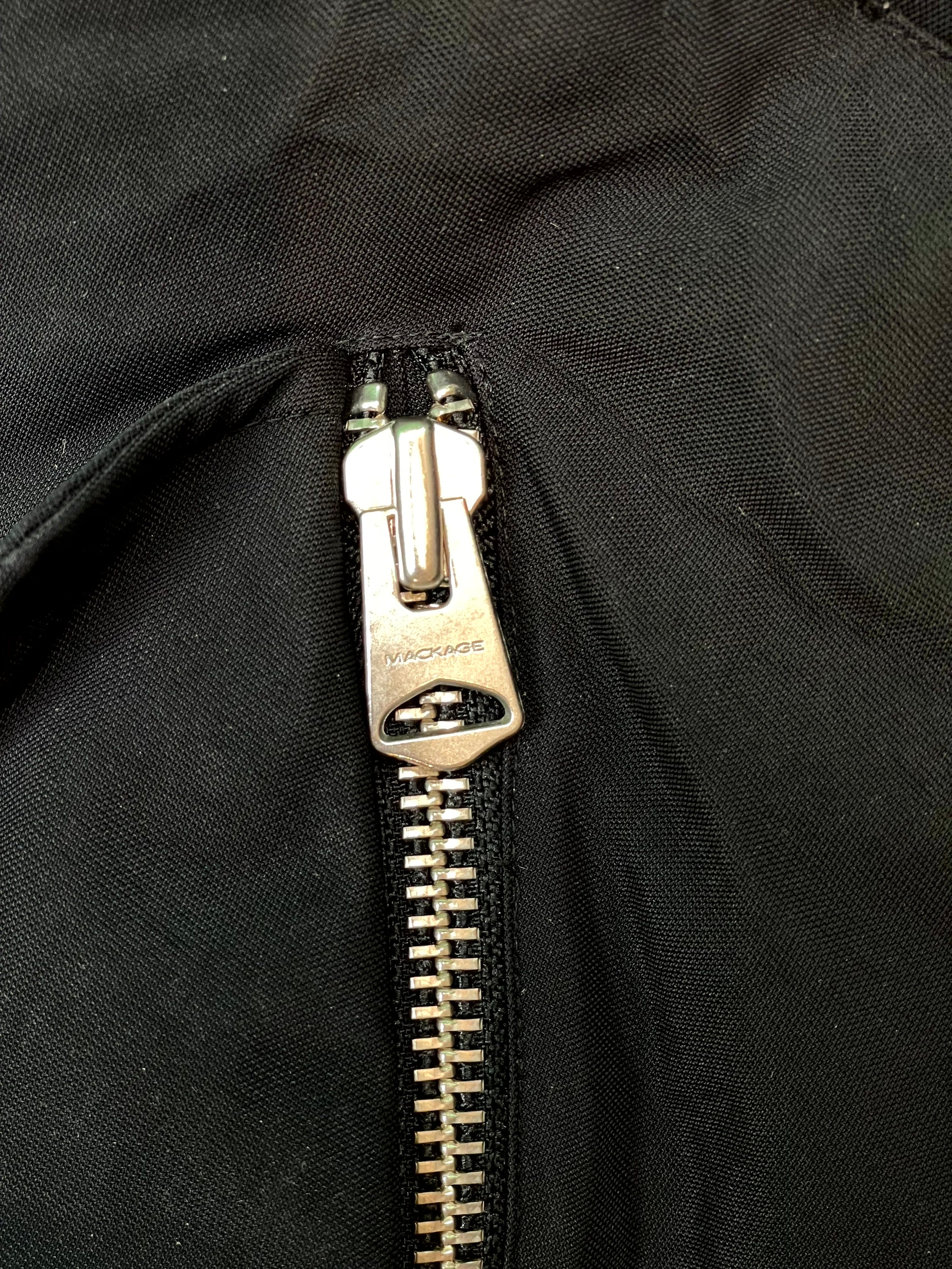 Mackage Bomber Black Fur Jacket