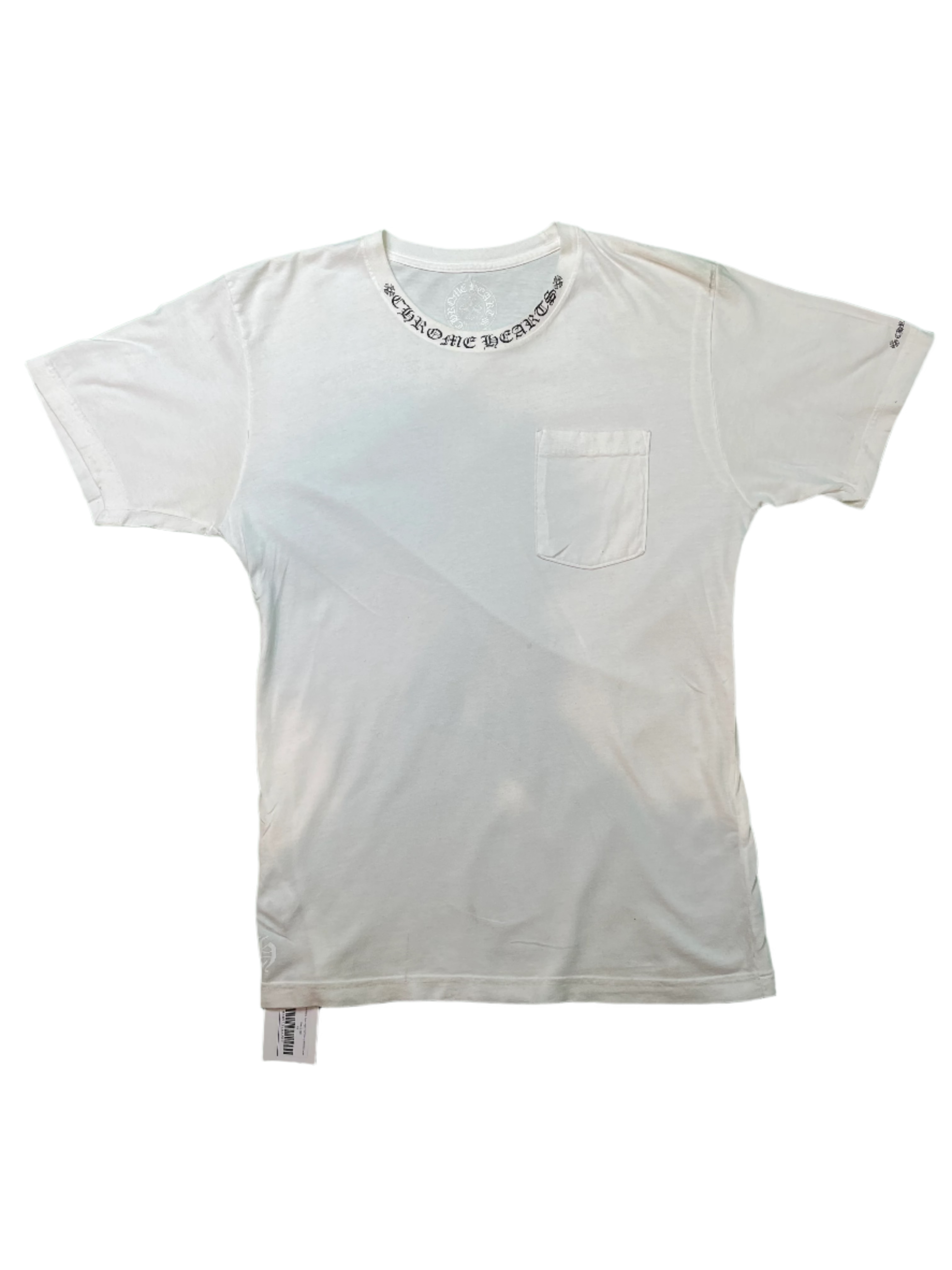 Chrome Hearts Neck Logo White Tee