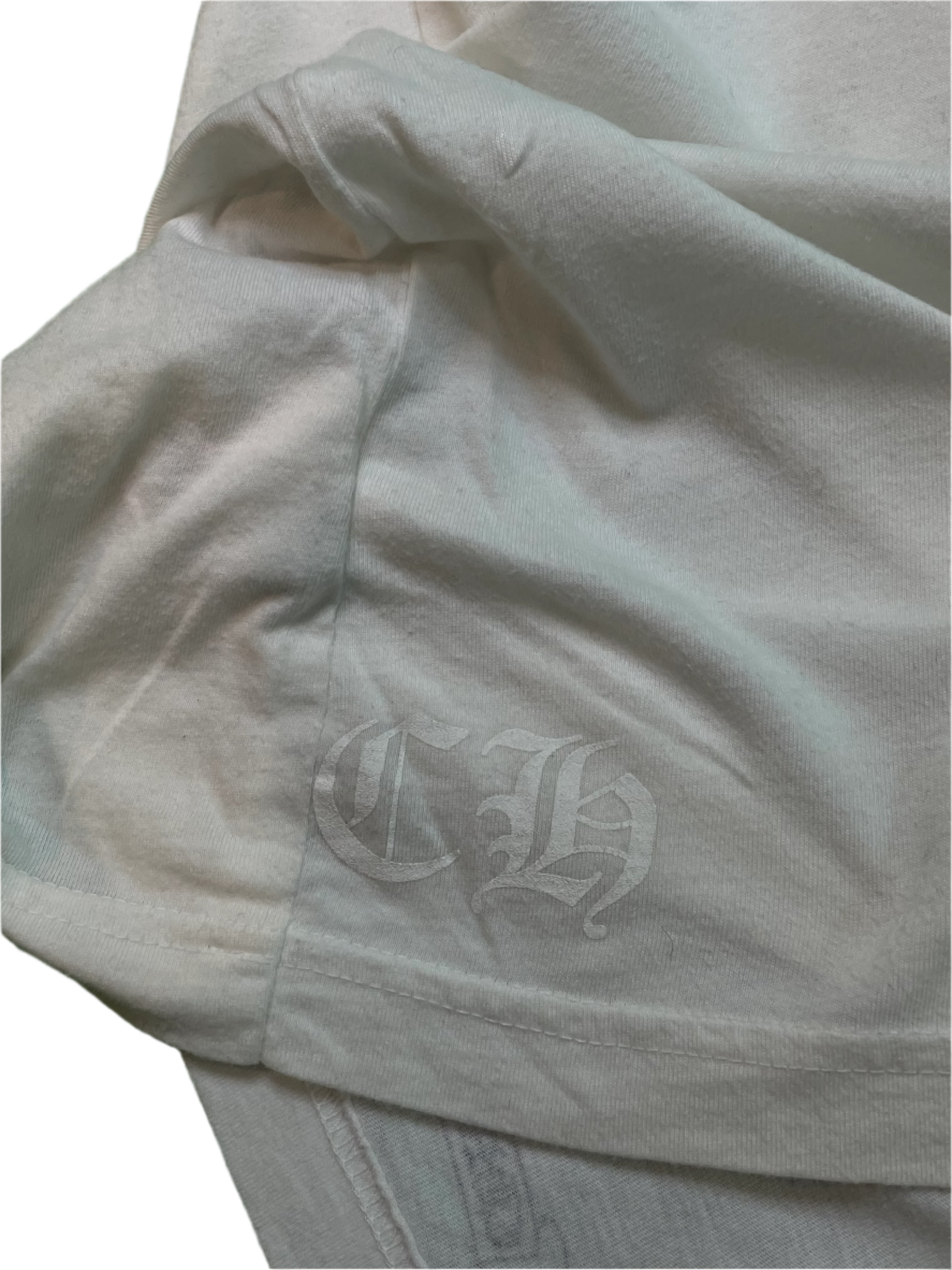 Chrome Hearts Neck Logo White Tee