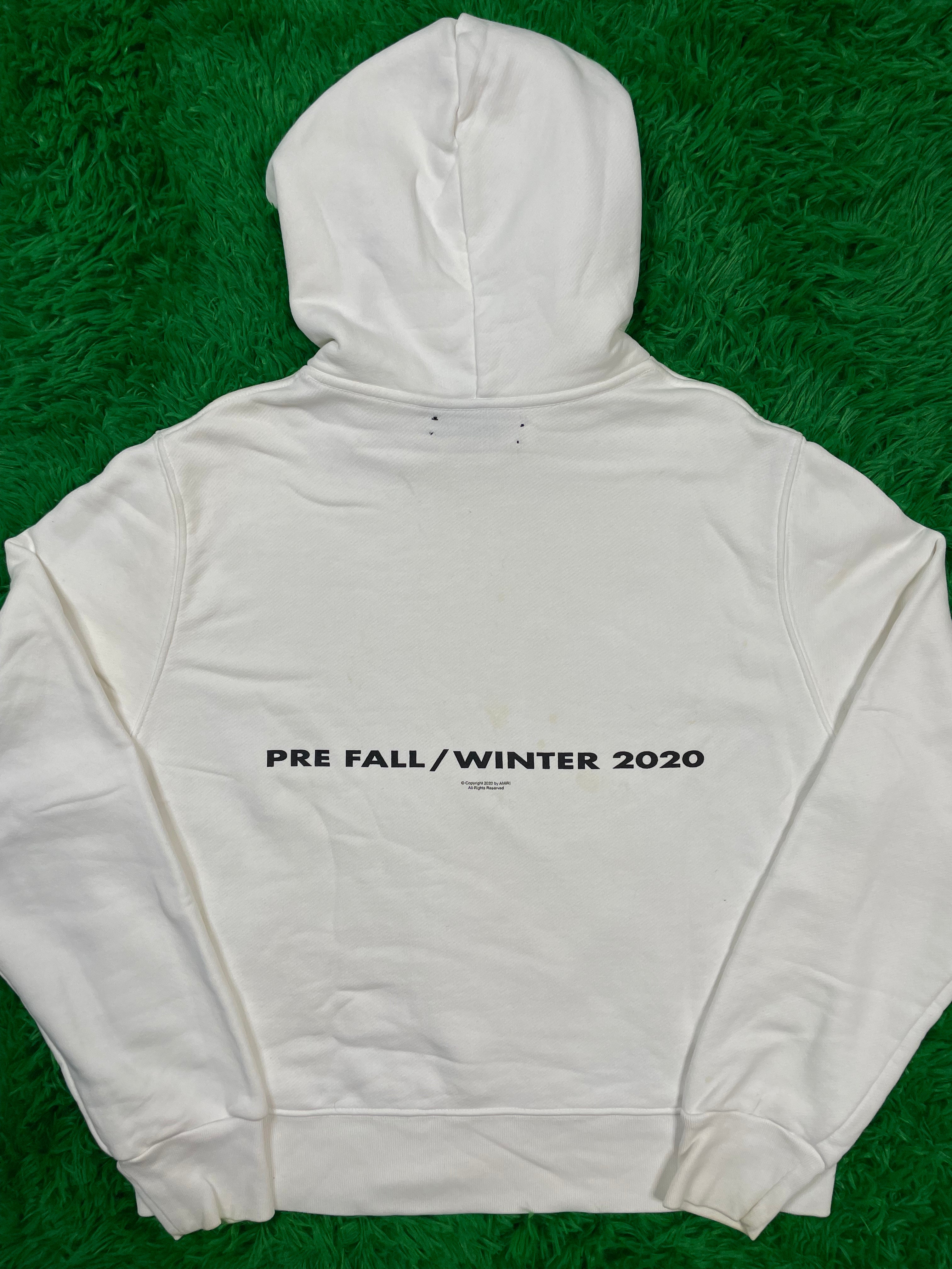 Amiri White Hoodie