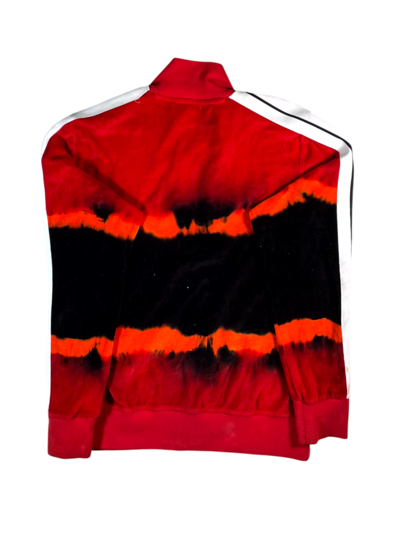 Palm Angels Velour Red, Black & Orange Track Jacket