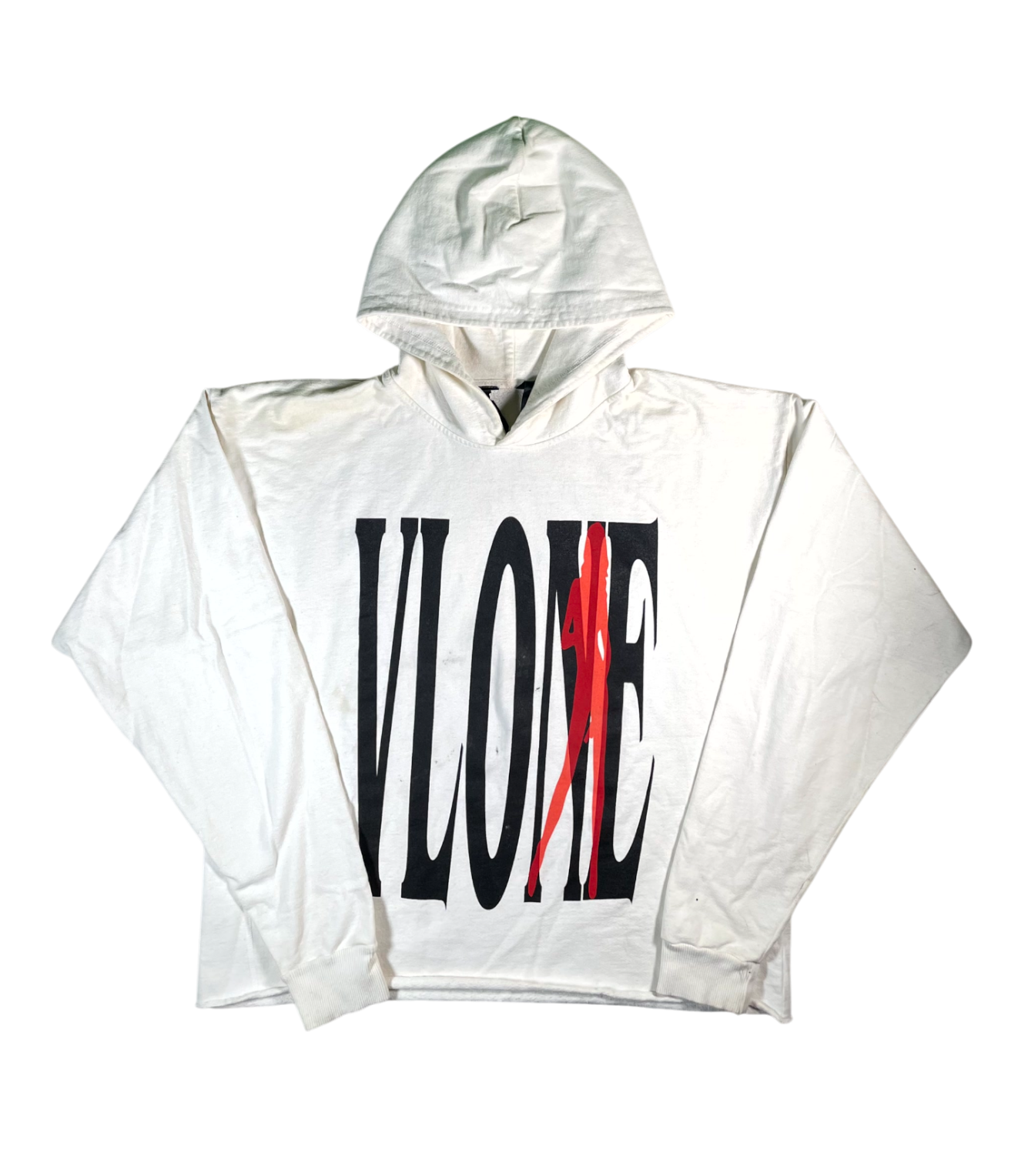VLONE White & Red Hoodie