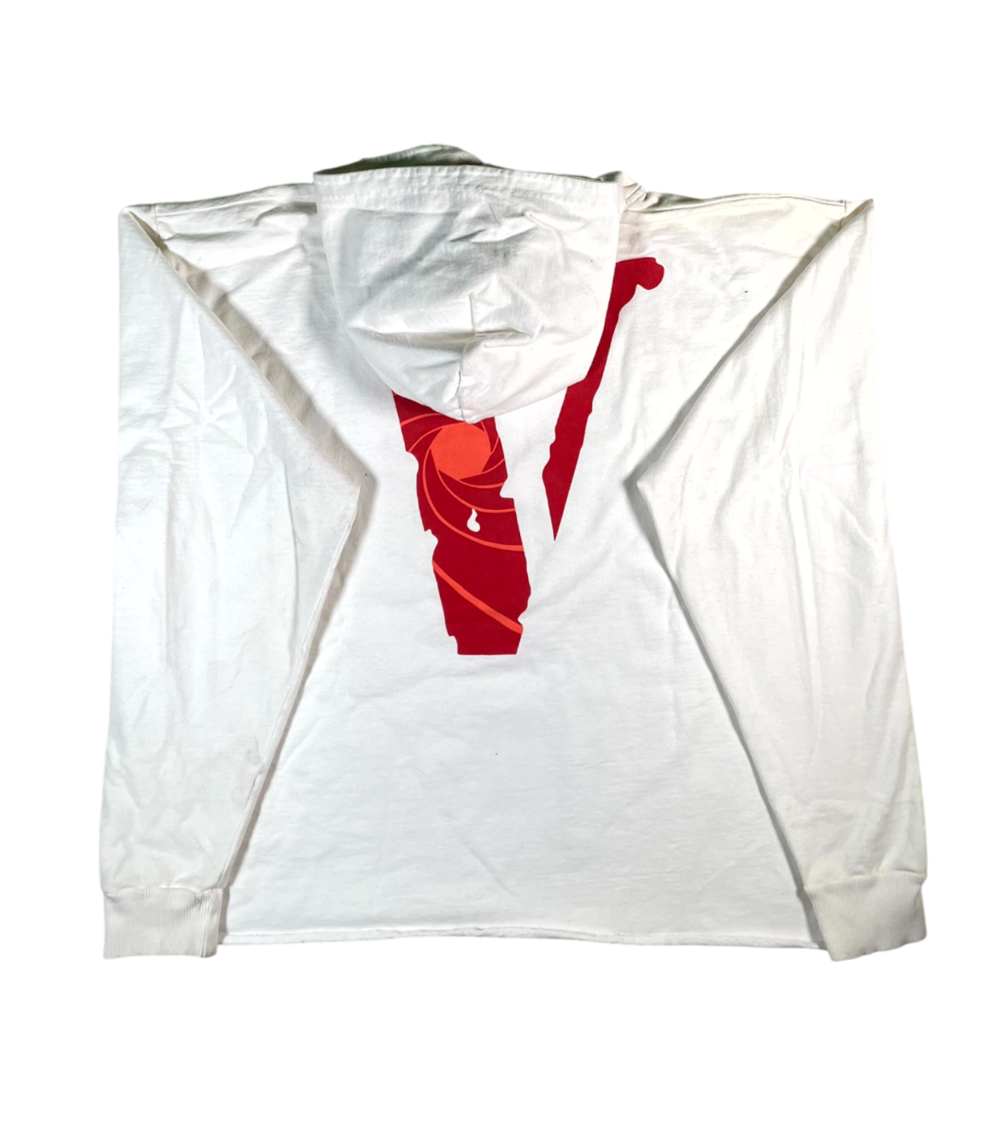 VLONE White & Red Hoodie