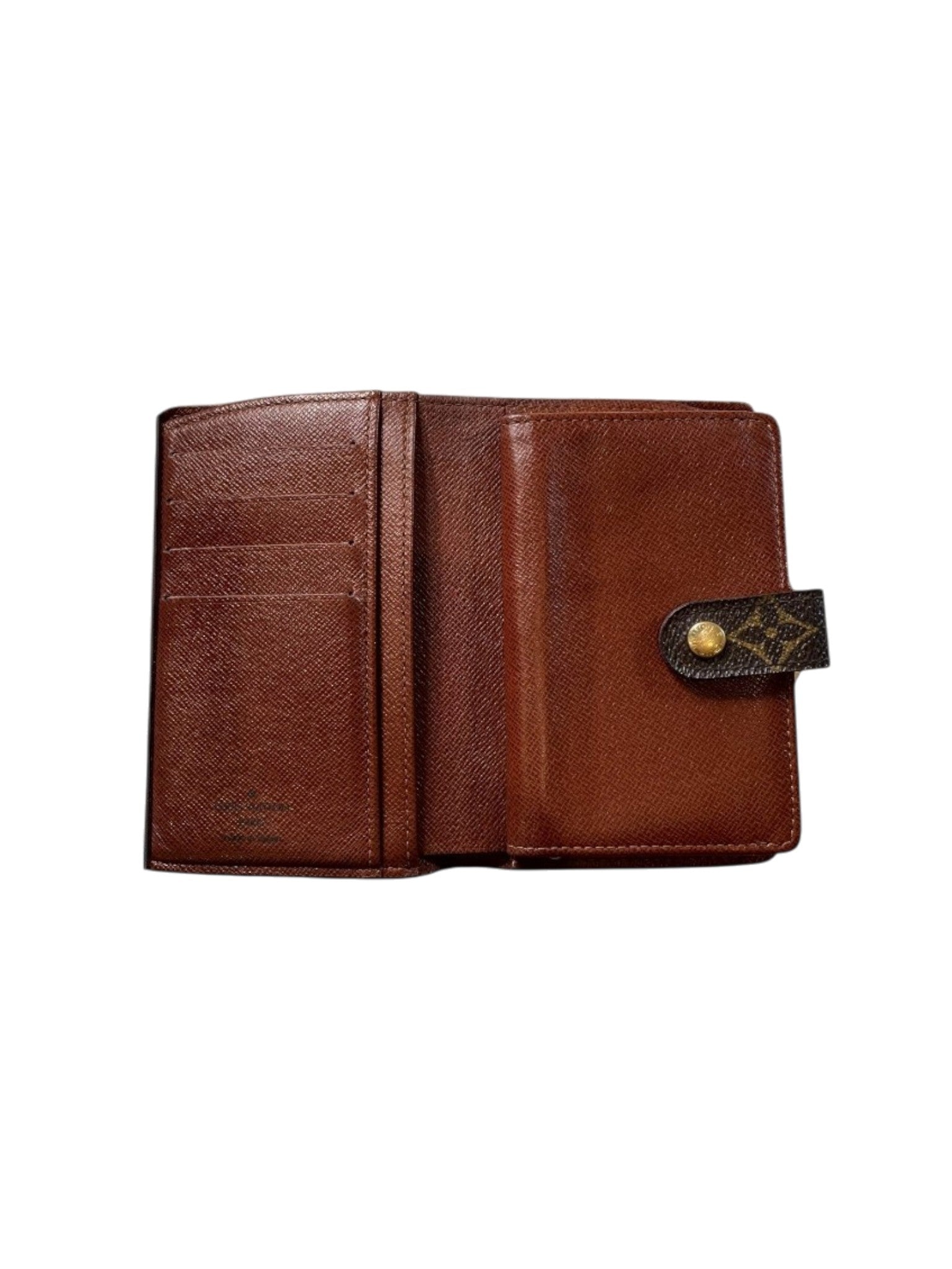 Louis Vuitton "Tri Fold Monogram" Brown Wallet