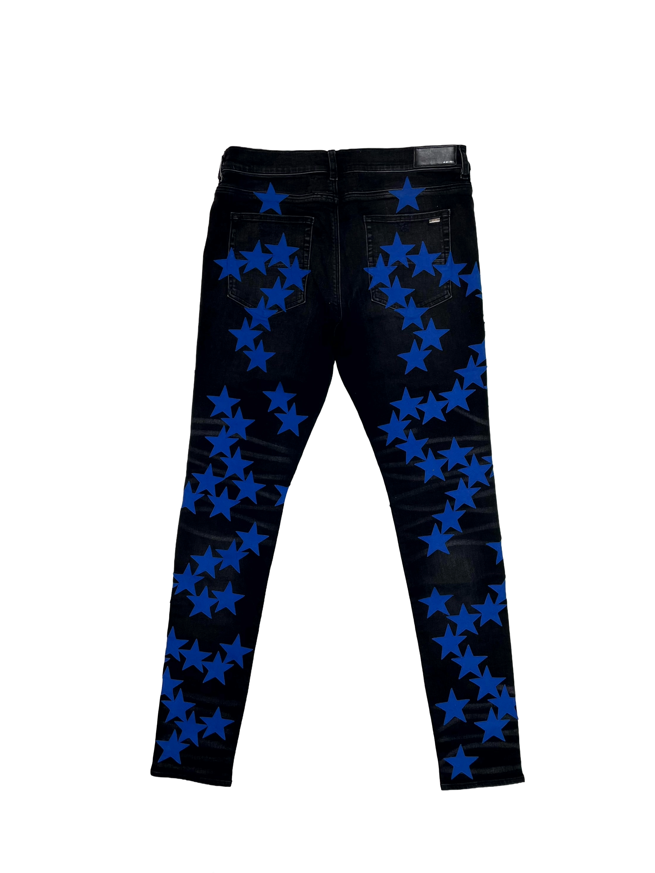 Amiri Chemist Blue & Black Jeans