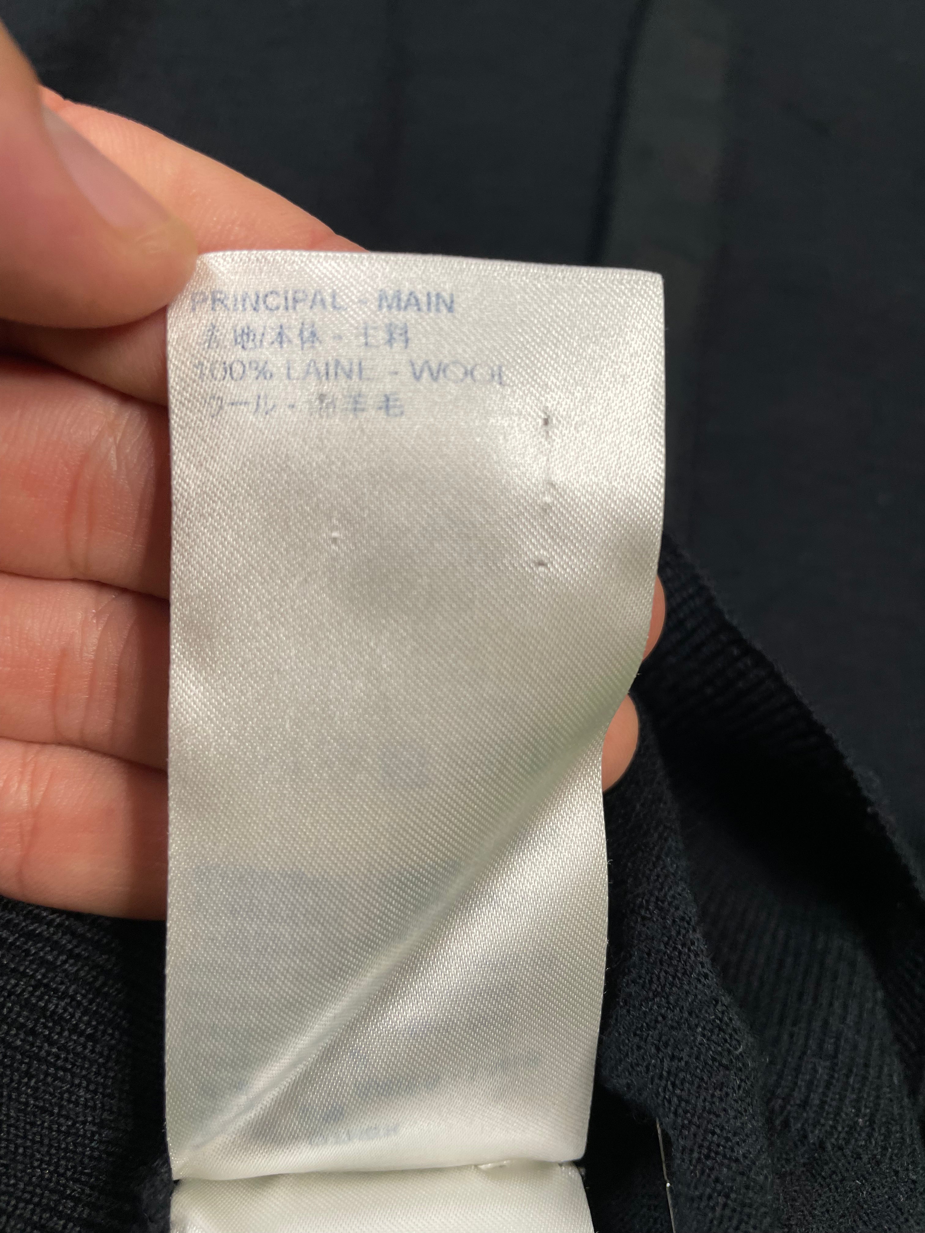 Louis Vuitton Cashmere Crewneck Black Sweater