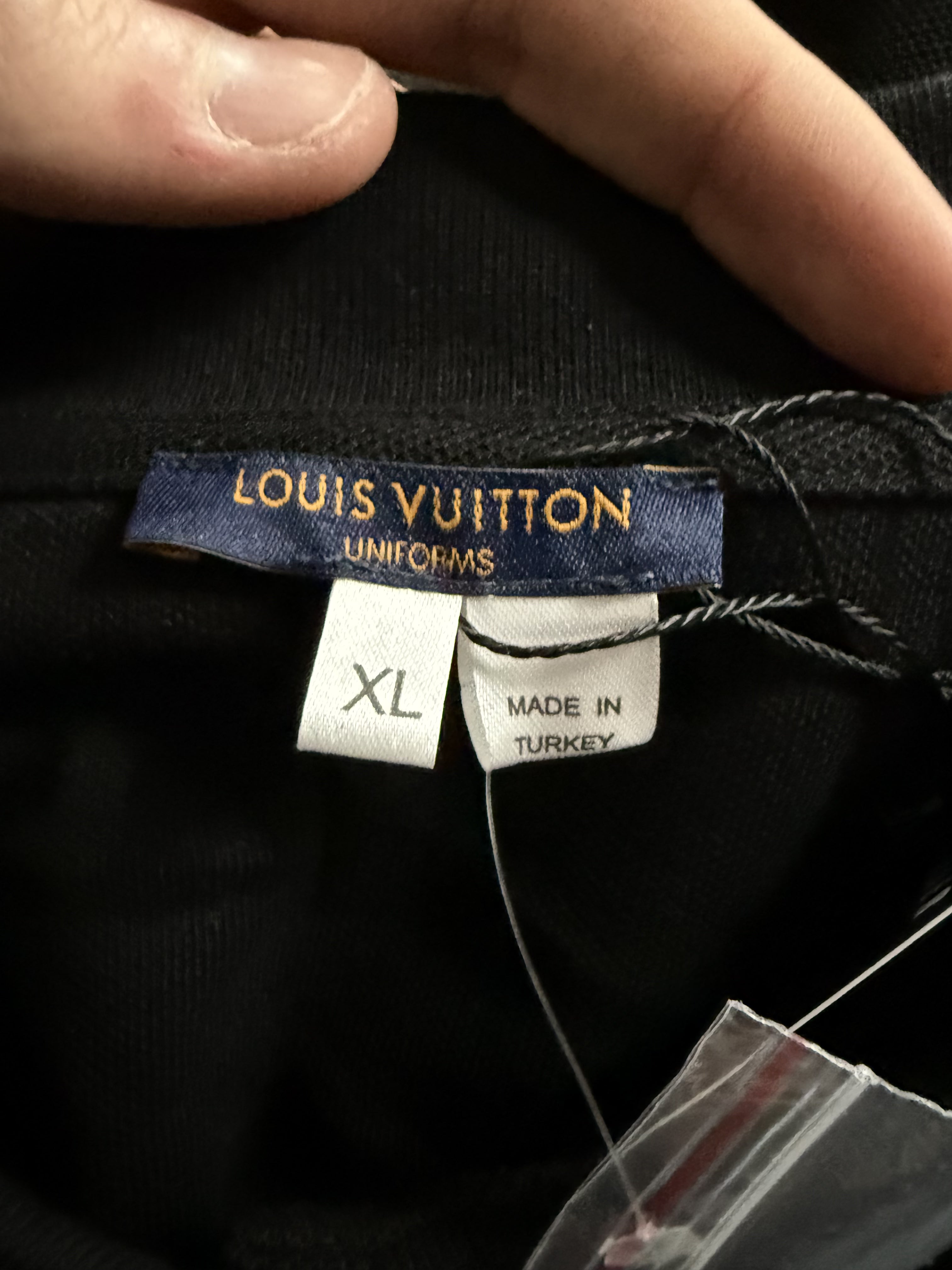Louis Vuitton Polo Black Uniform Used XL