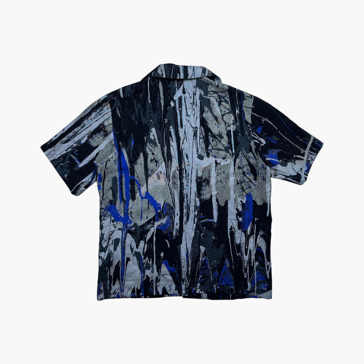 Amiri Black Tie Dye Button Up