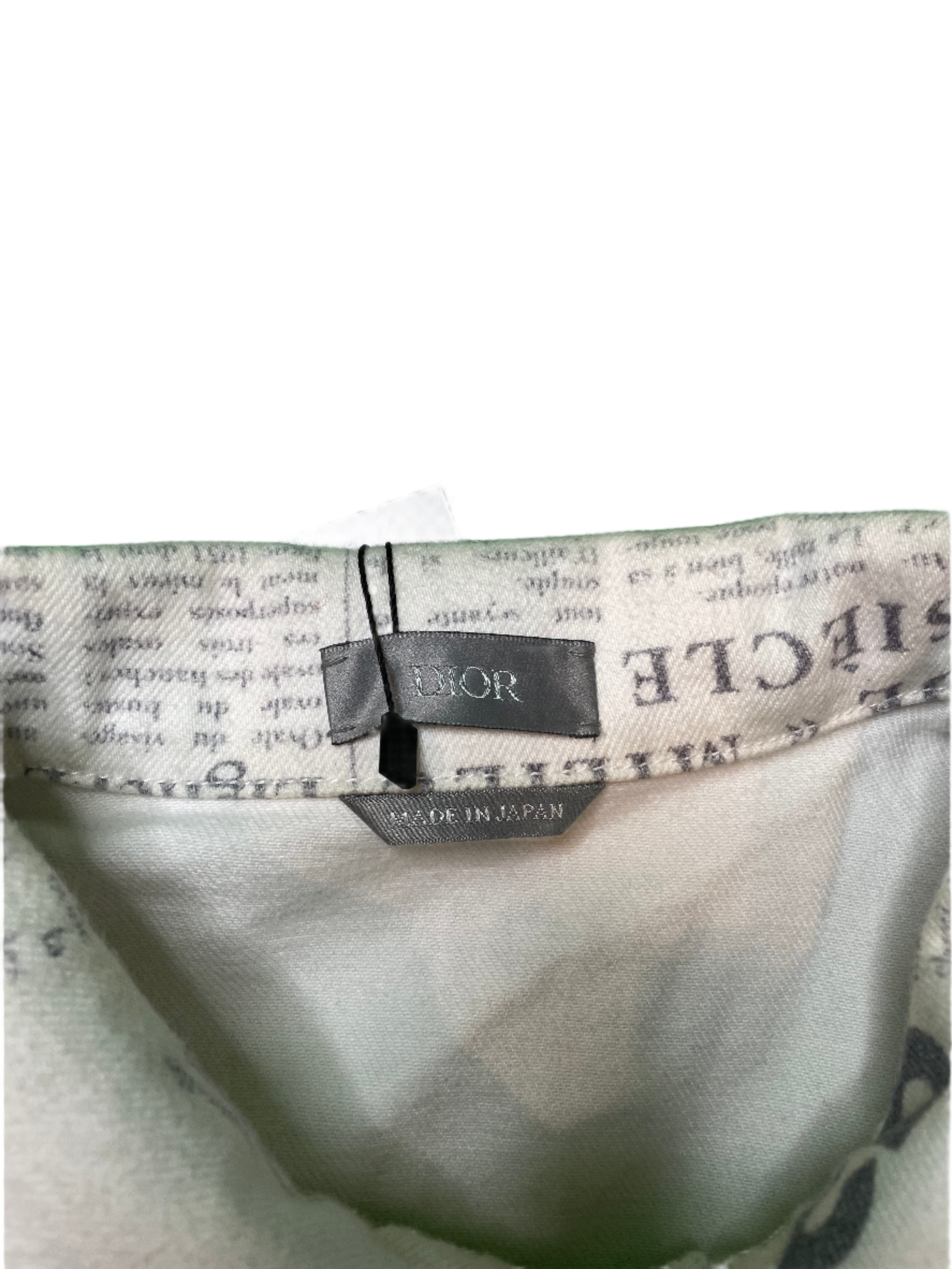 Dior Newspaper White & Grey Work Jacket