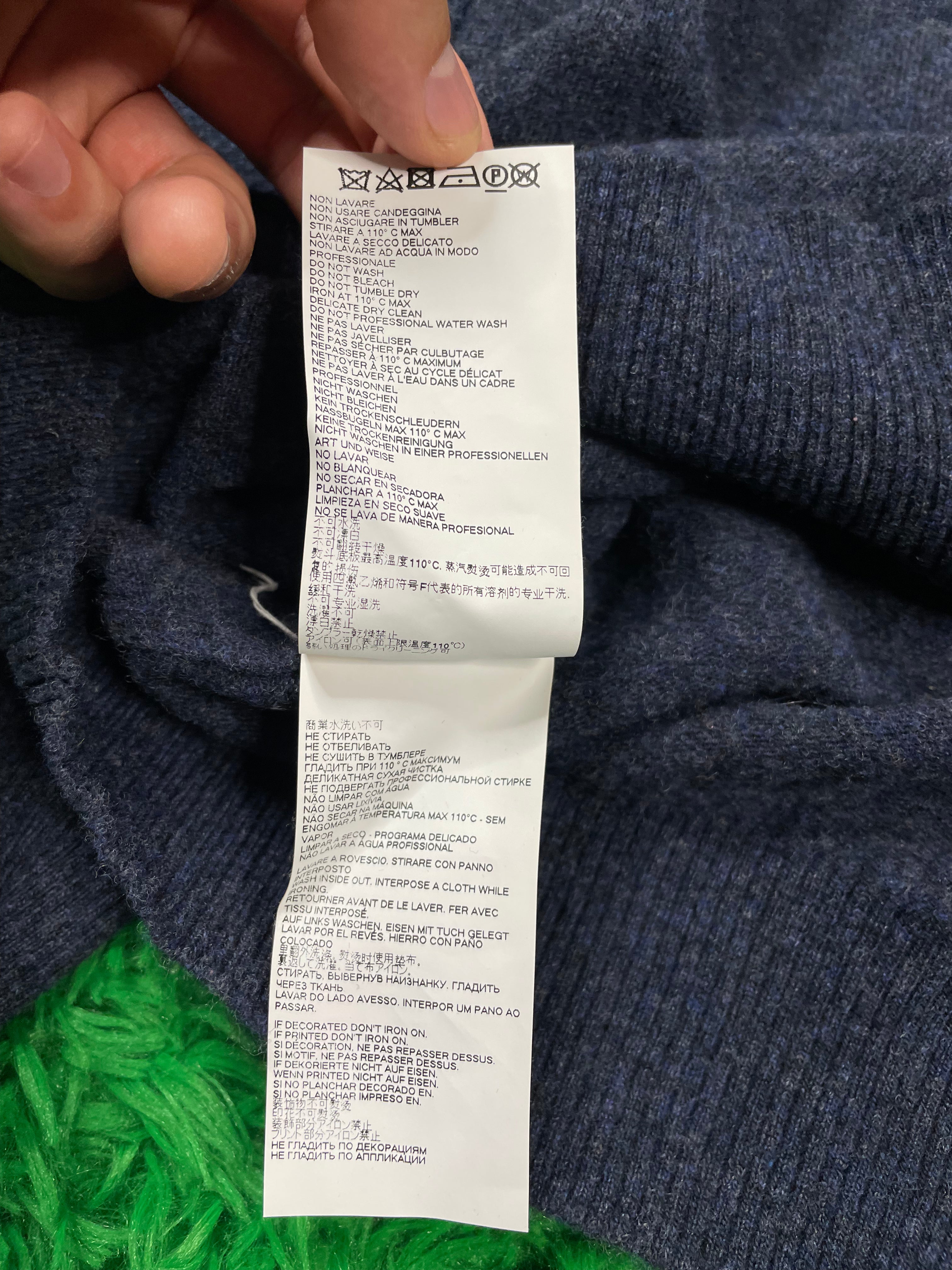 Marni Crewneck Blue Maroon 46 Used