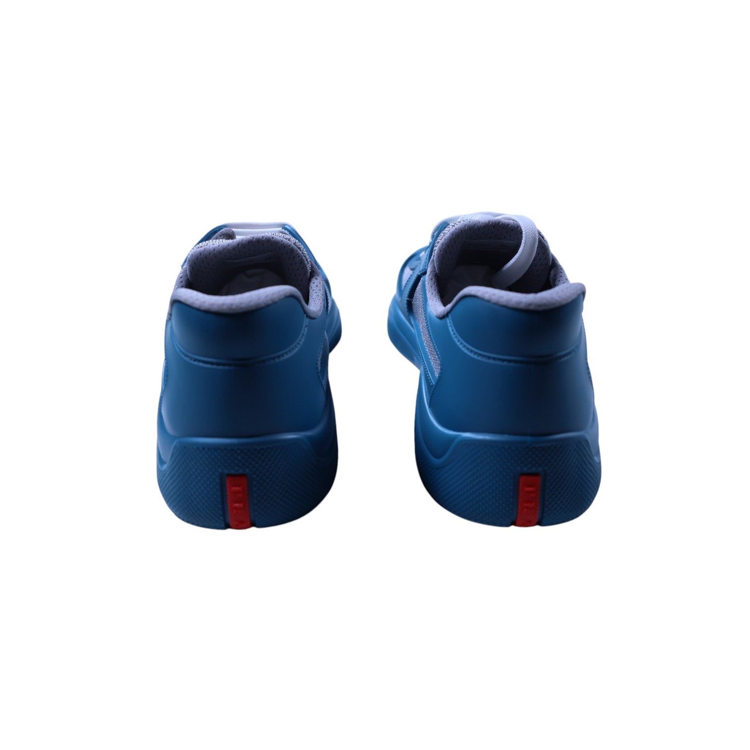 Prada 'America Cup' Laguna Blue Rubber Sneakers
