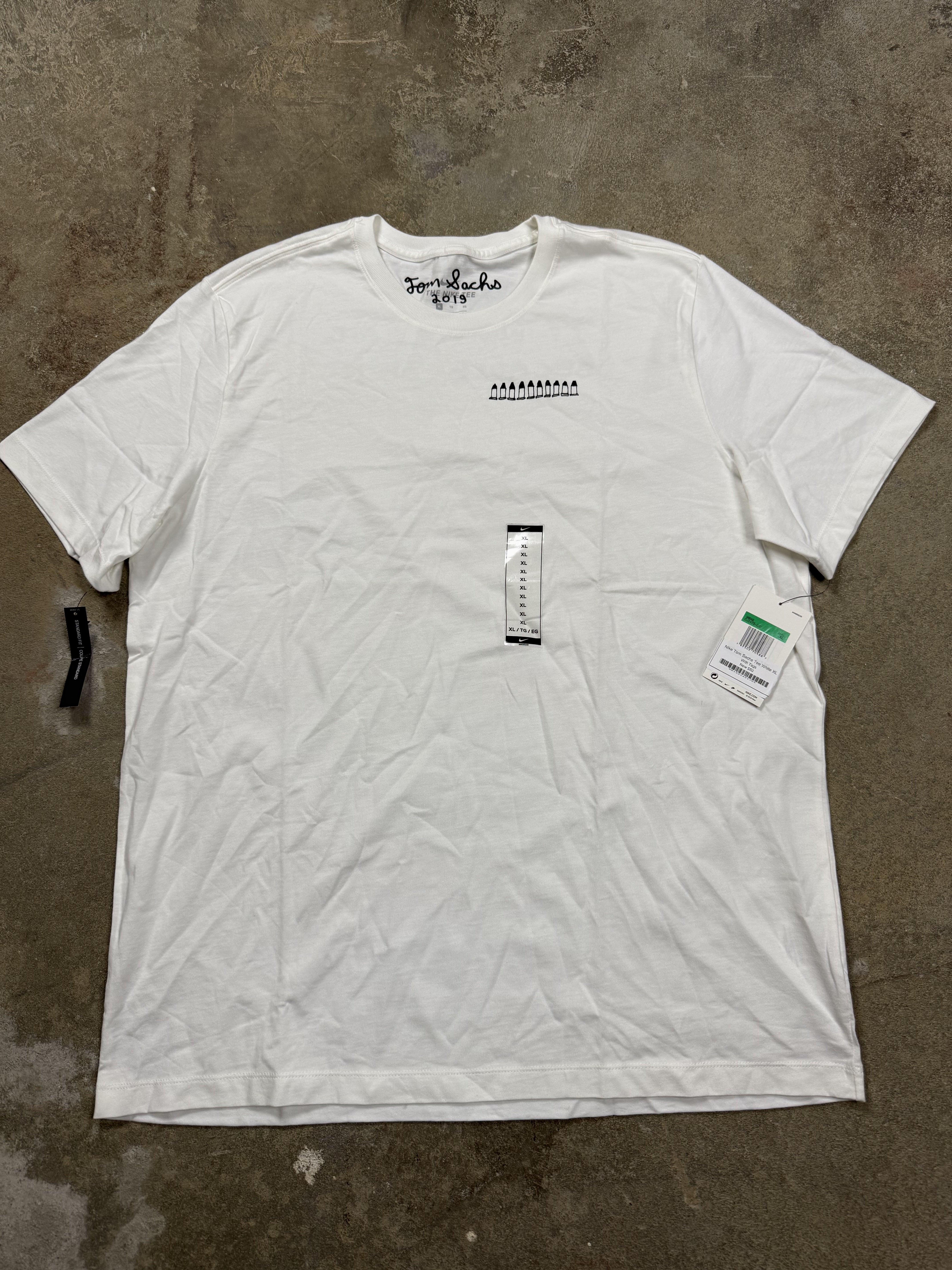 Nike Tom Sachs Tee White New XL With Tags