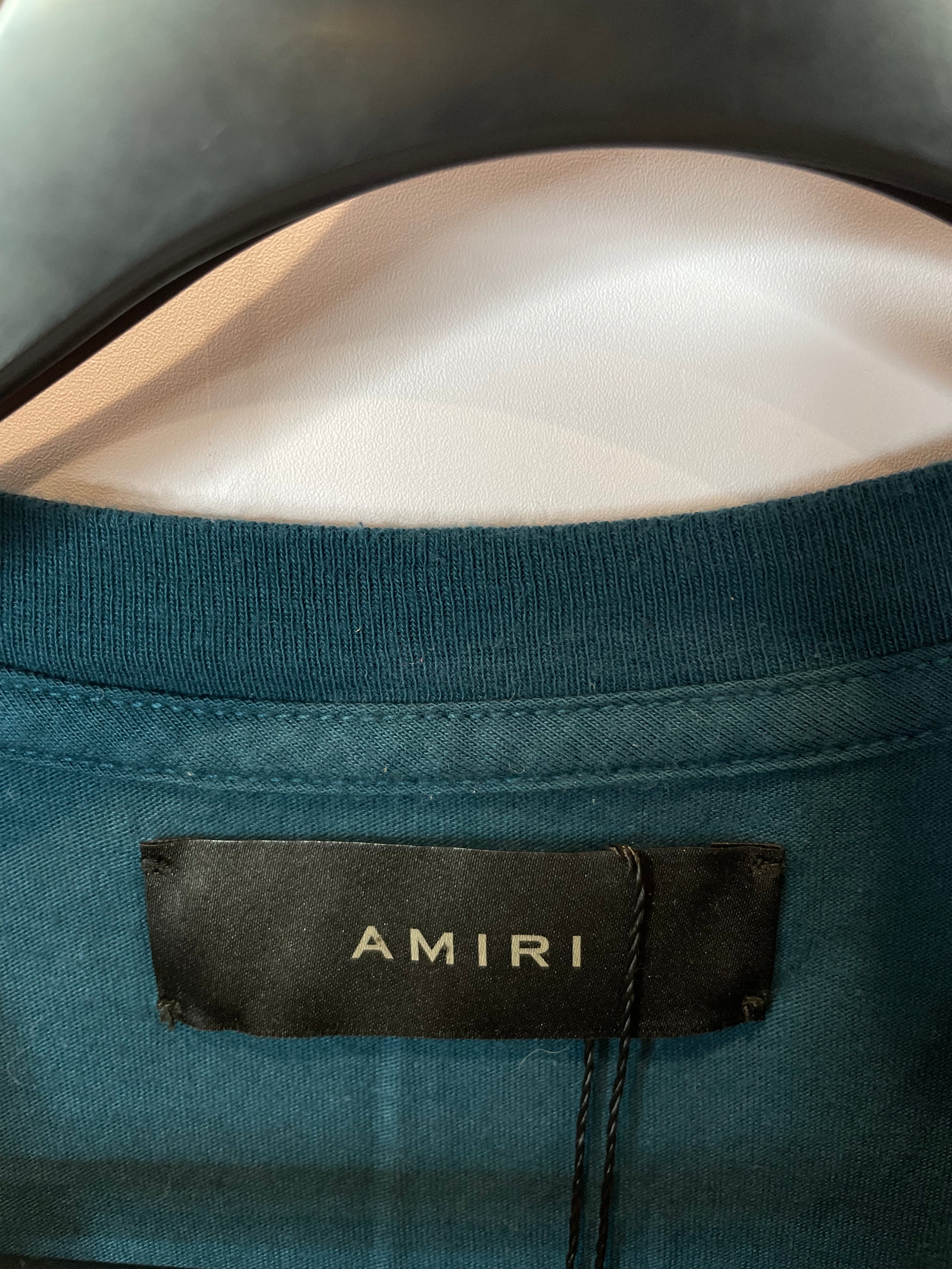Amiri Blue Los Angeles Tee Used XL