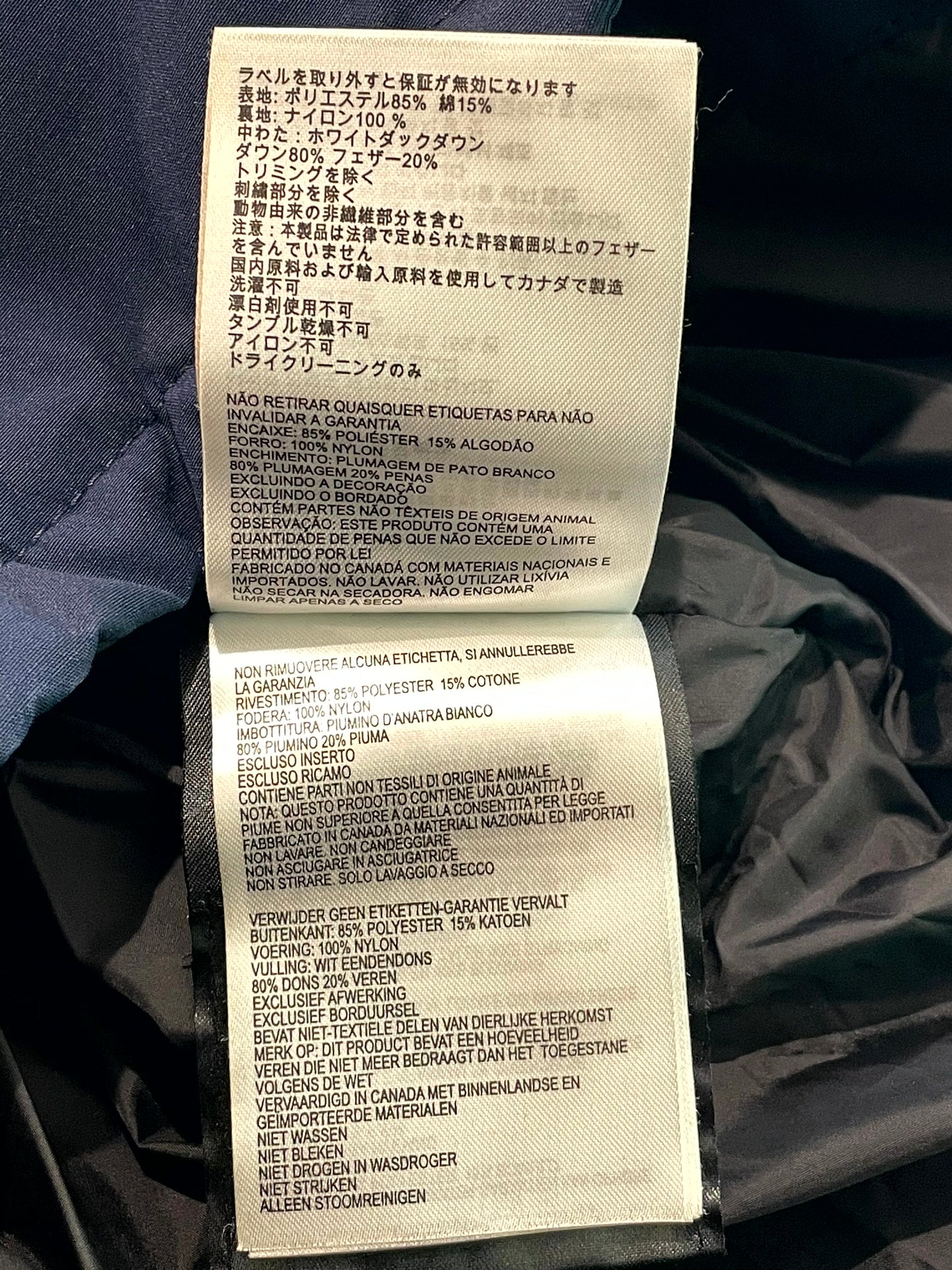 Canada Goose Navy Jacket