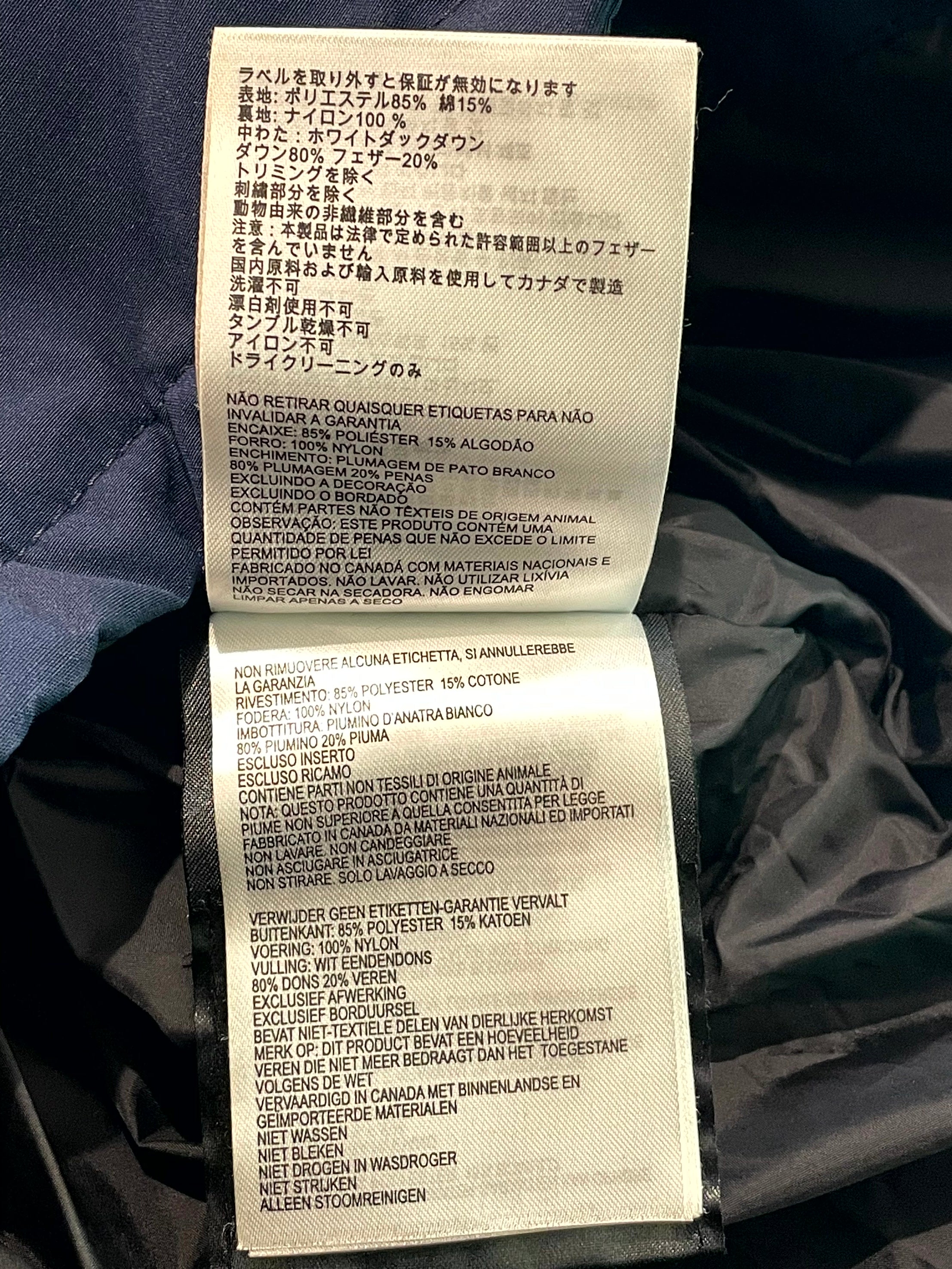 Canada Goose Navy Jacket
