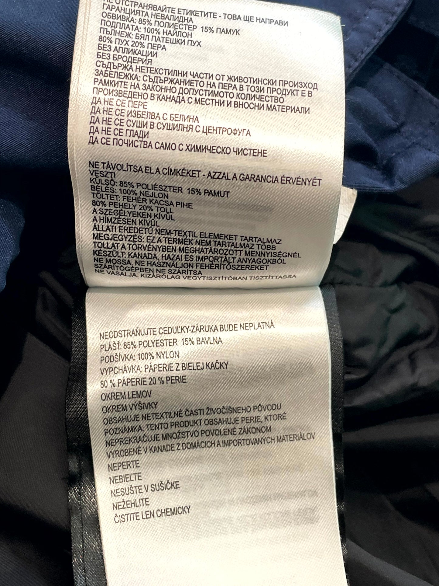 Canada Goose Navy Jacket