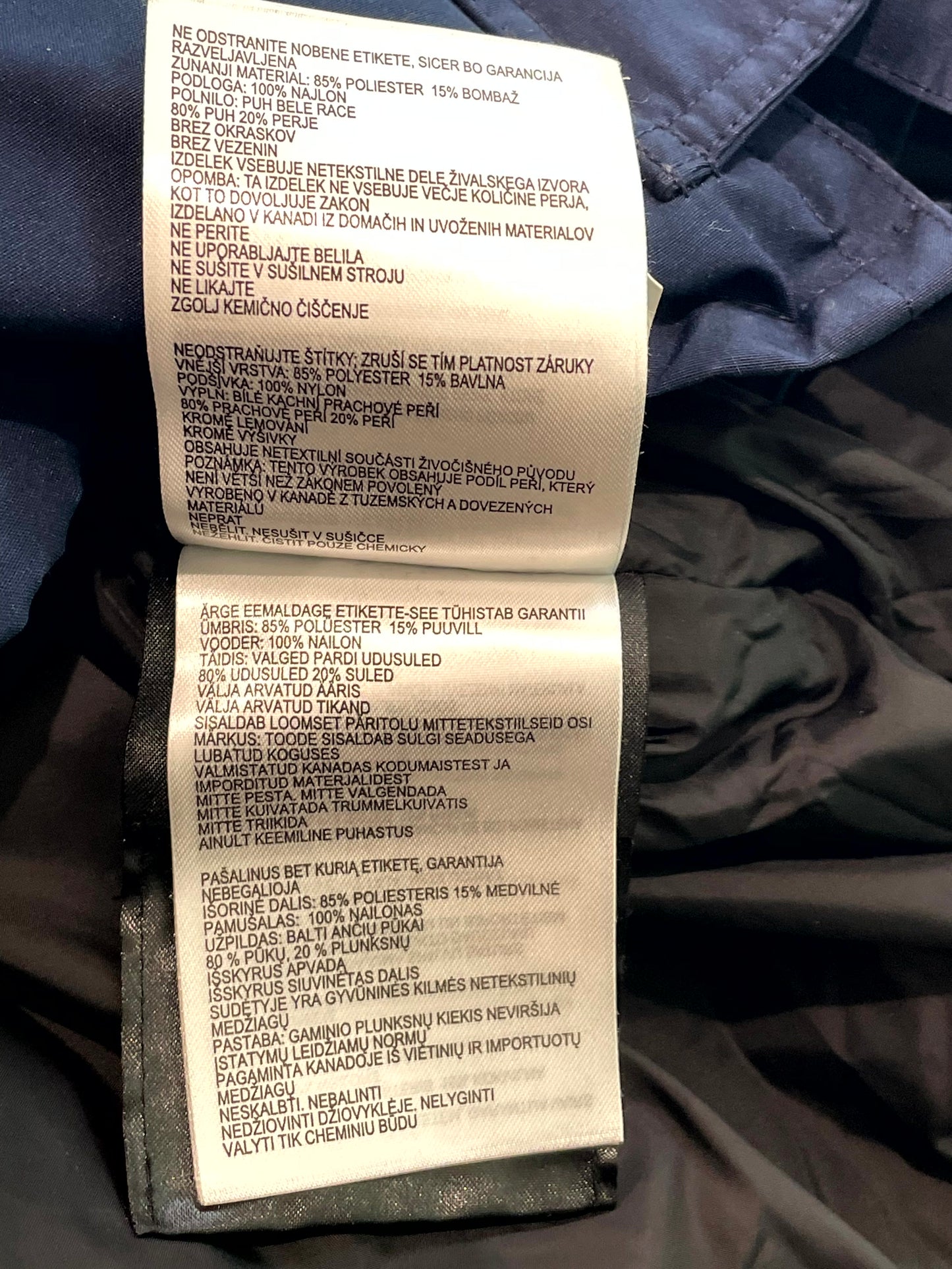 Canada Goose Navy Jacket
