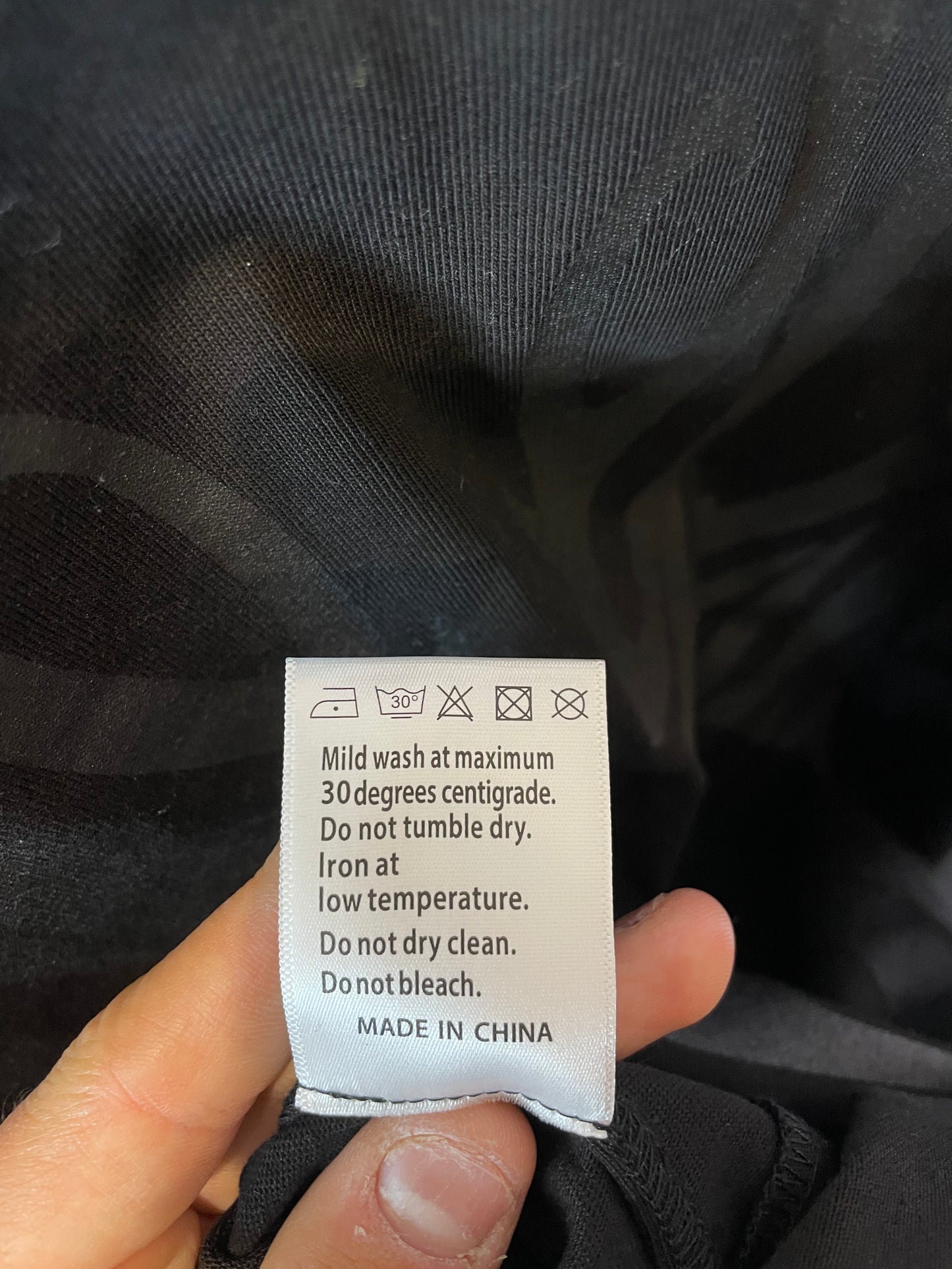 WDW Black Double LS Tonal New XL