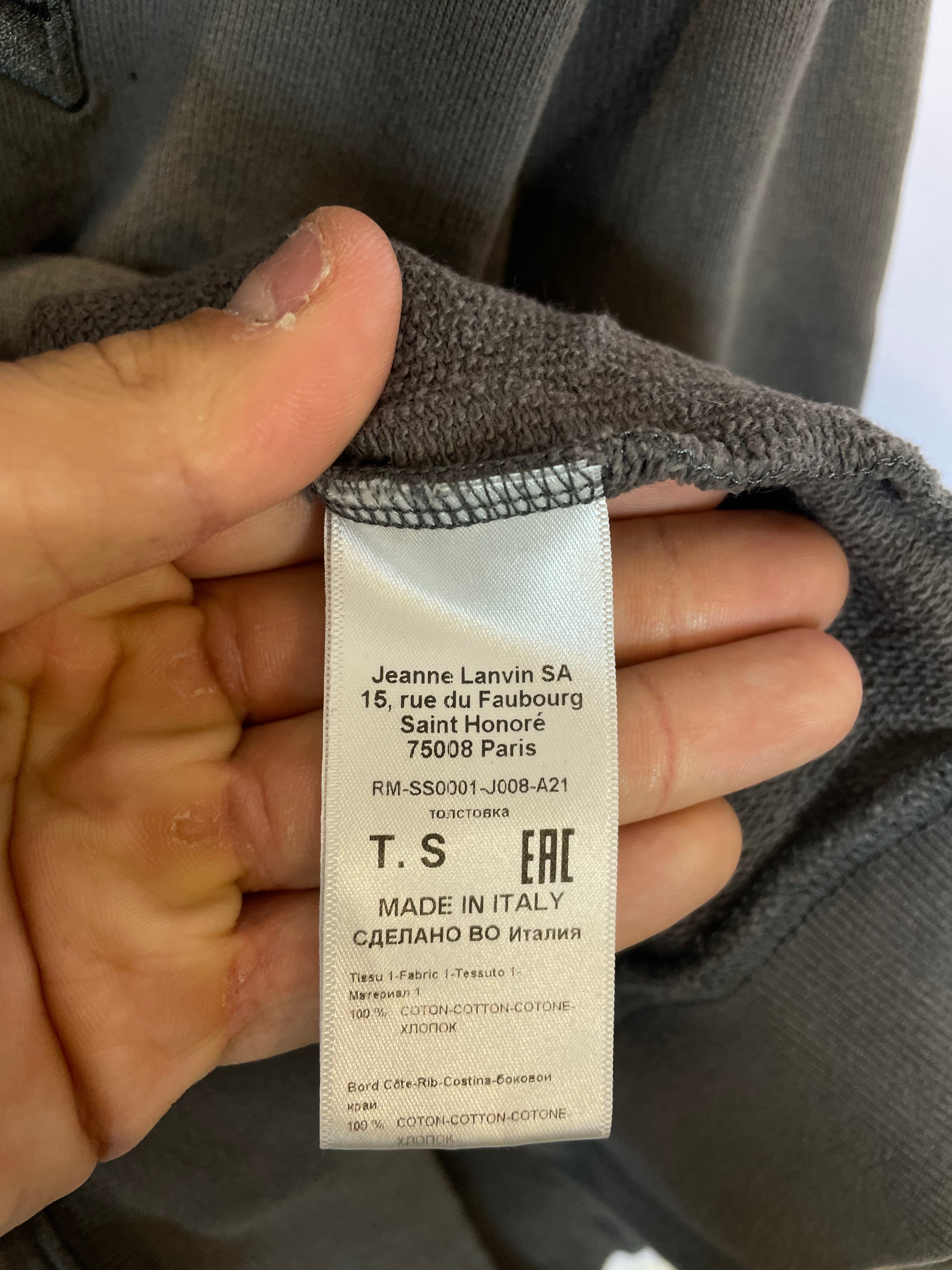 Lanvin Grey Crewneck Used Small
