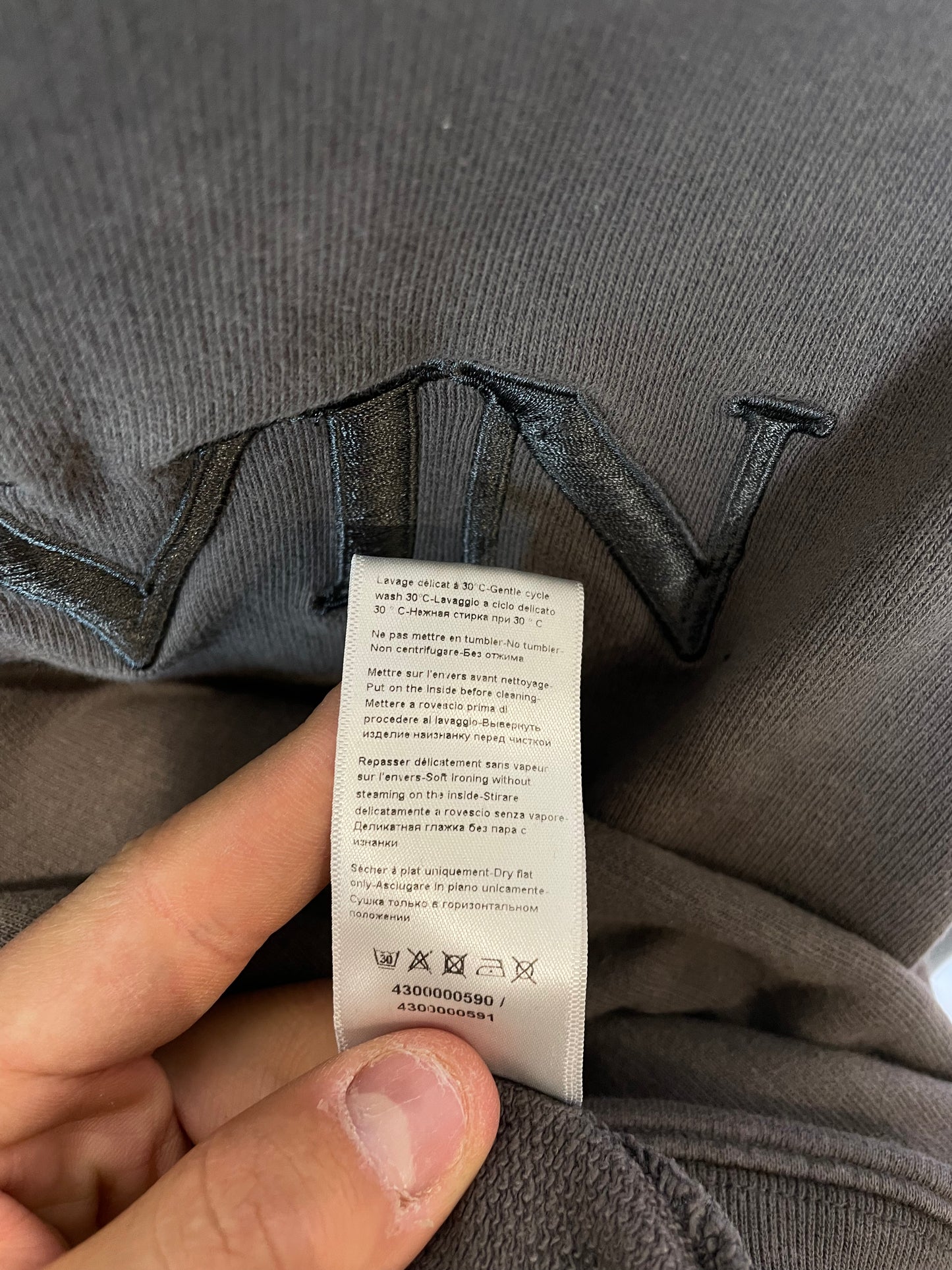 Lanvin Grey Crewneck Used Small