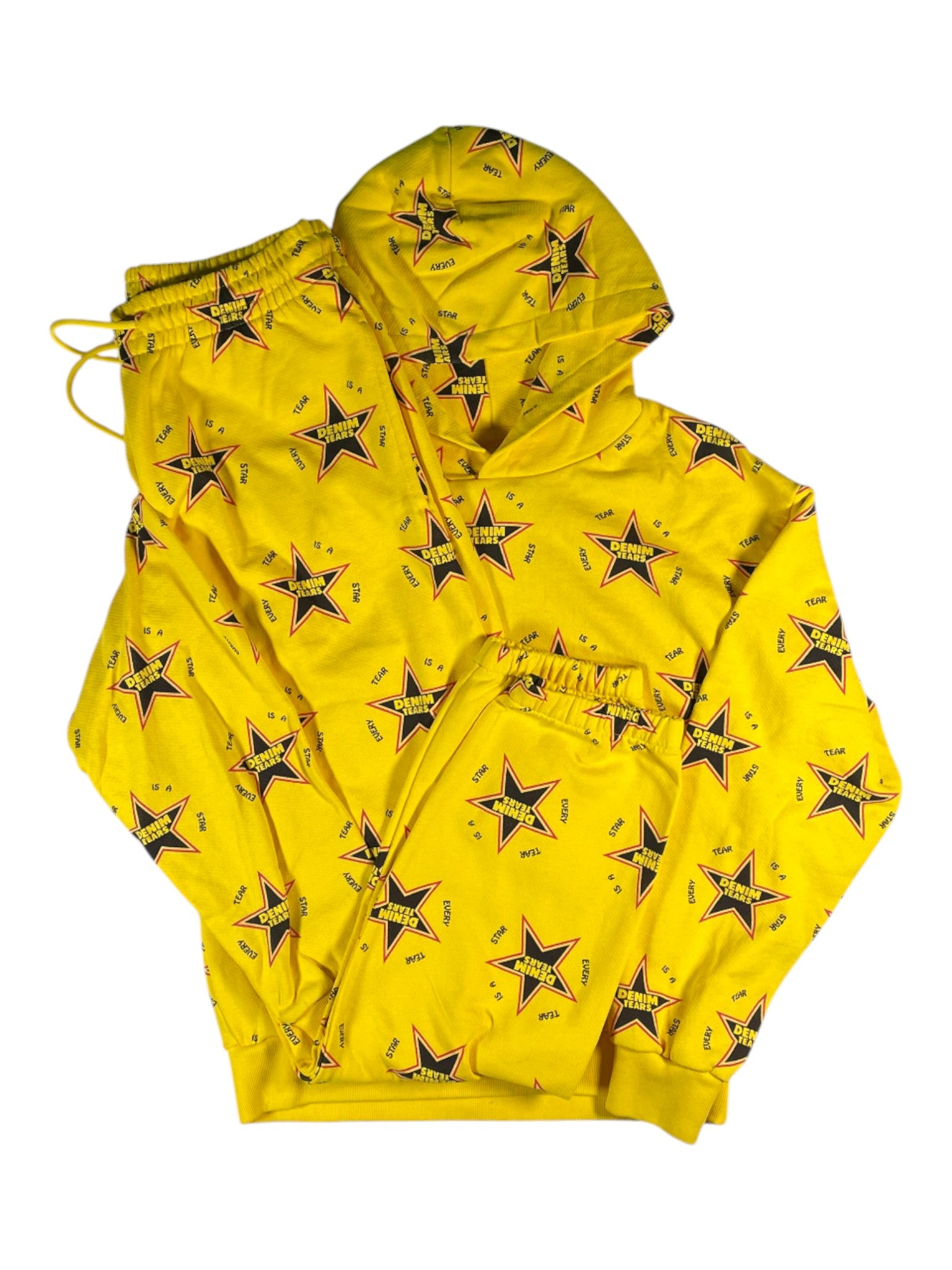 Denim Tears 'Star' Yellow Sweatsuit