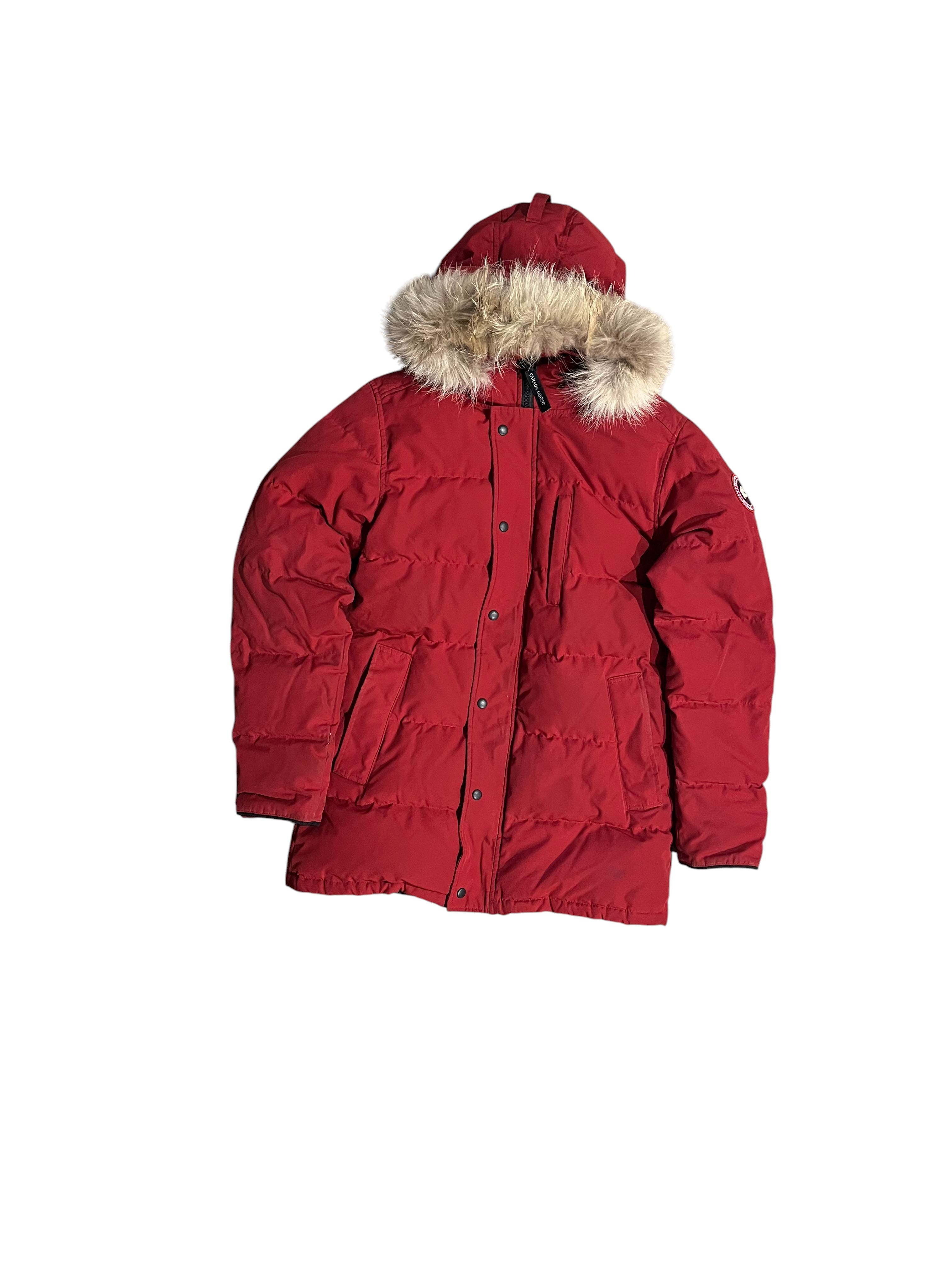 Canada Goose Red Fur Jacket