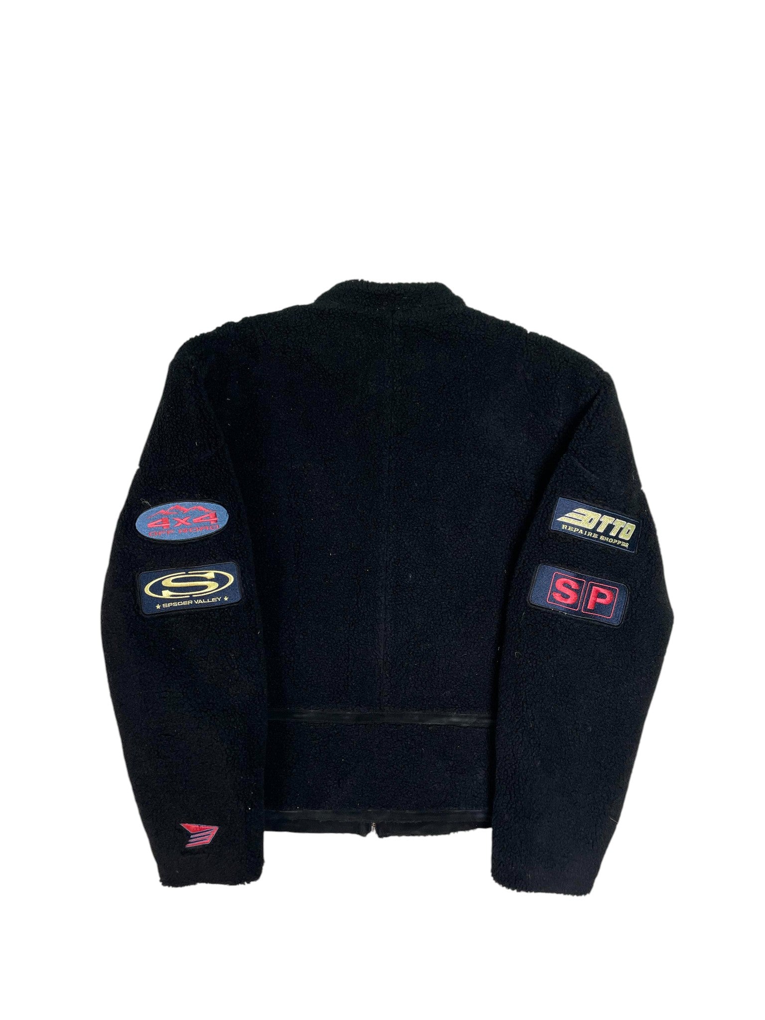 Sp5der Fleece Black Jacket