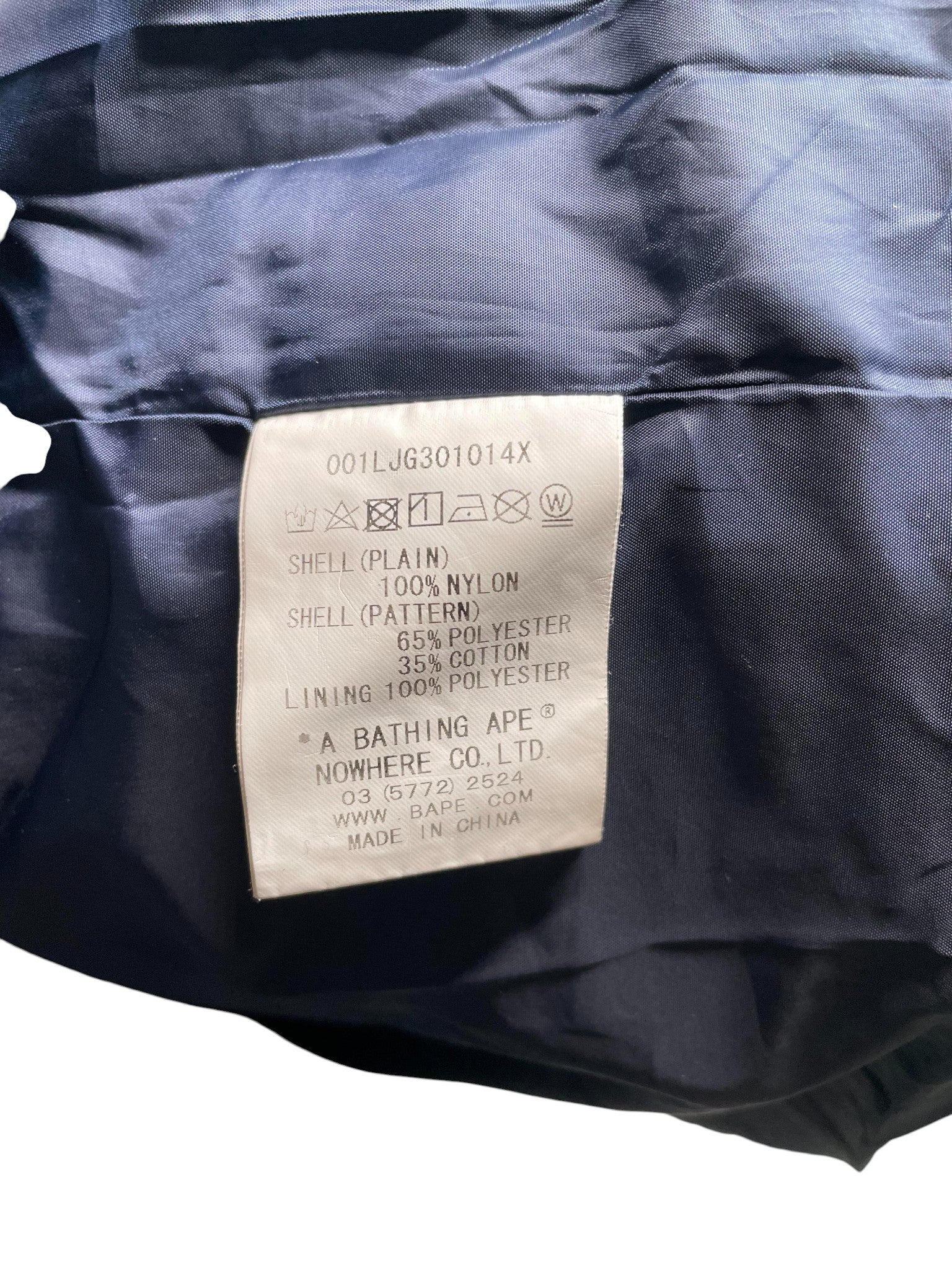 BAPE White, Red & Navy Track Jacket