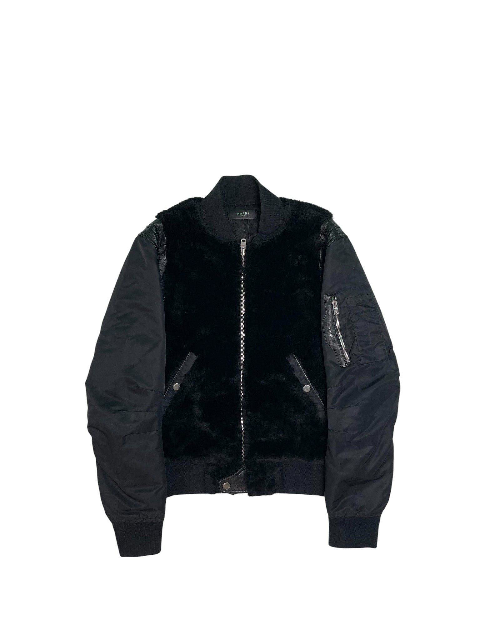 Amiri Fur Black Jacket