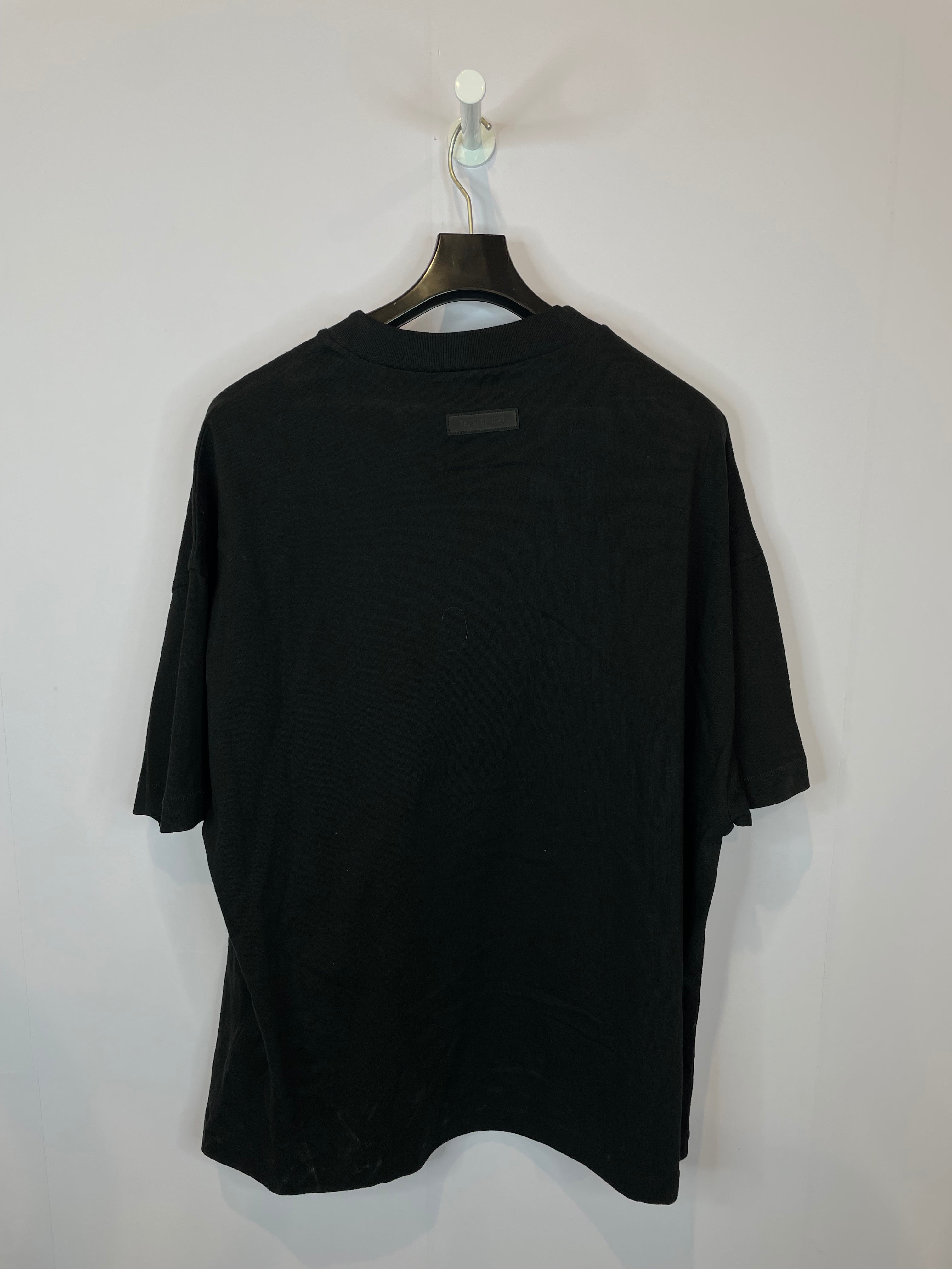 Essentials Tee Jet Black Used Small