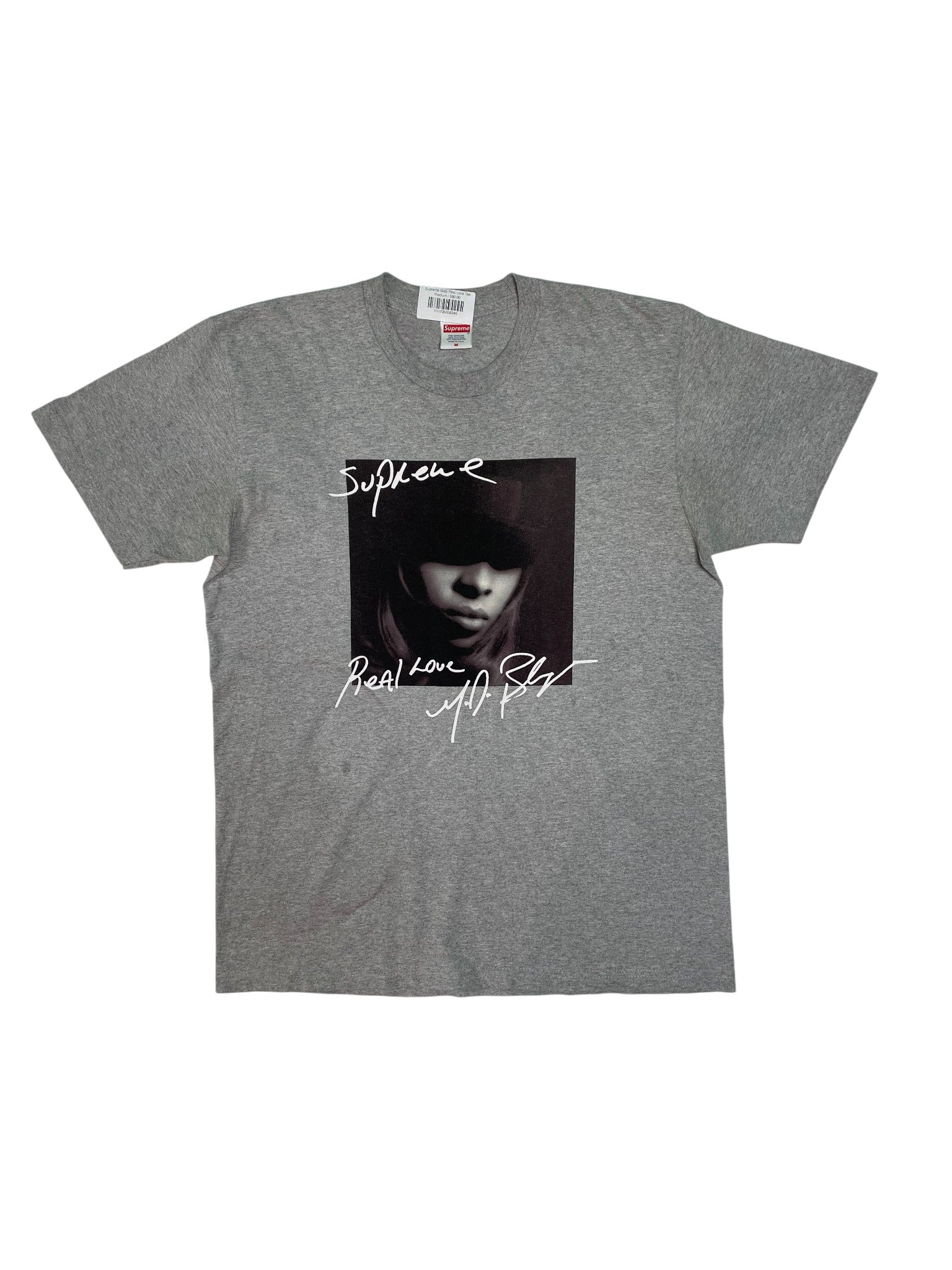 Supreme 'Real Love' Grey Tee