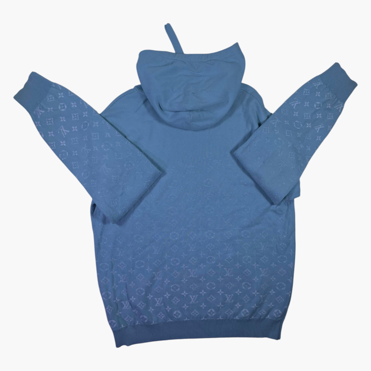 Louis Vuitton Monogram Baby Blue Hoodie
