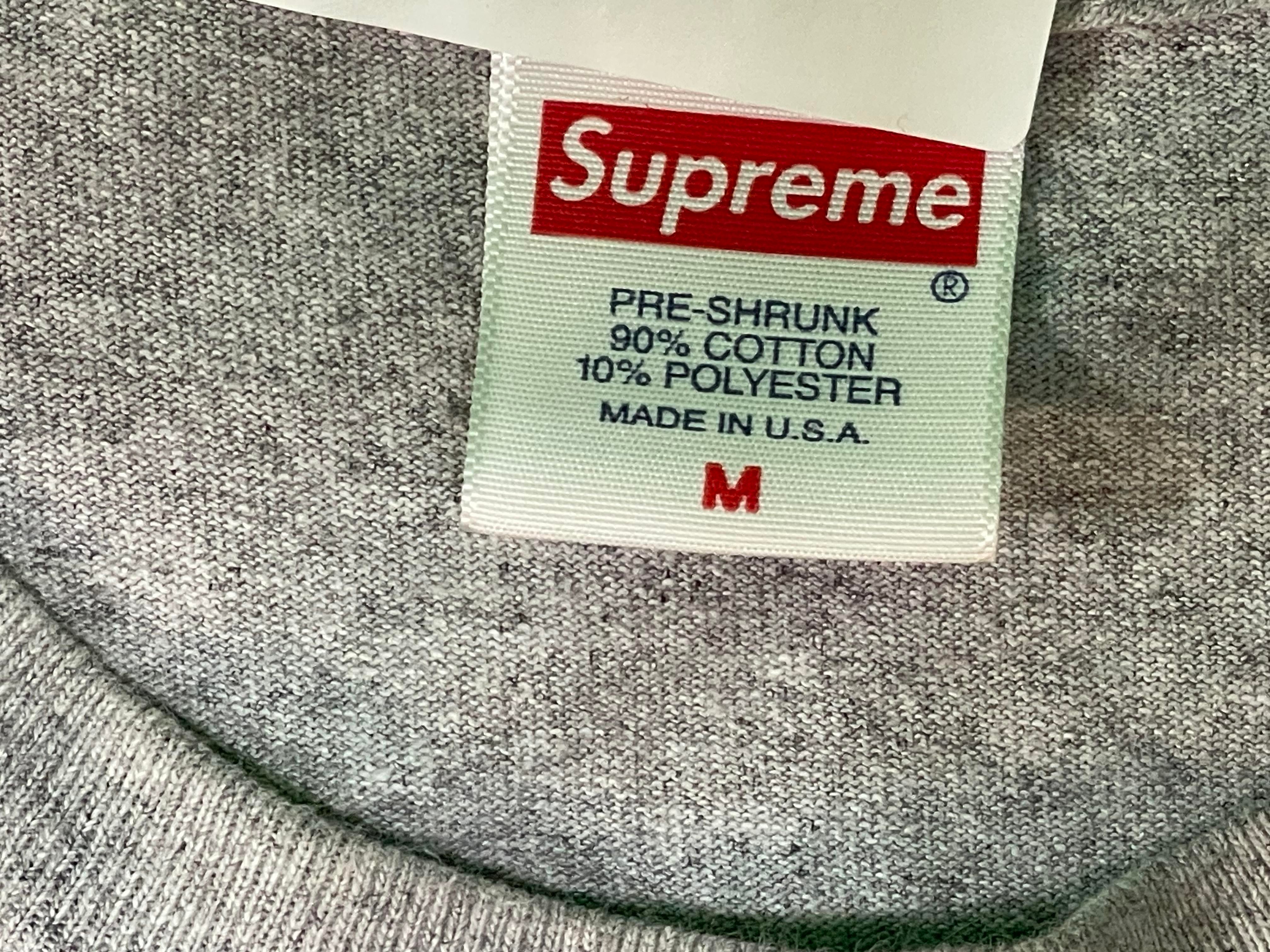 Supreme 'Real Love' Grey Tee