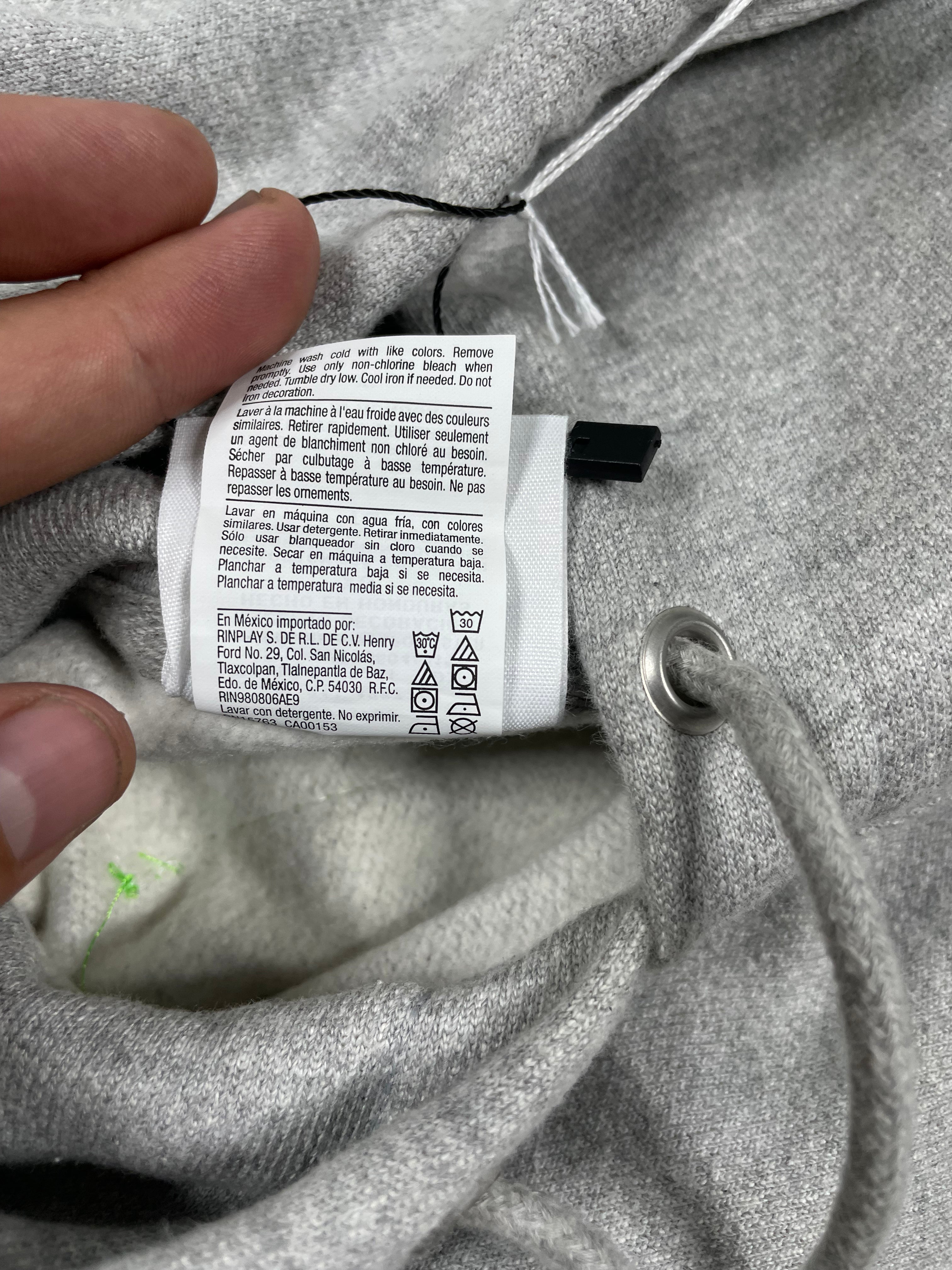 Virgil FOS! Hoodie Grey