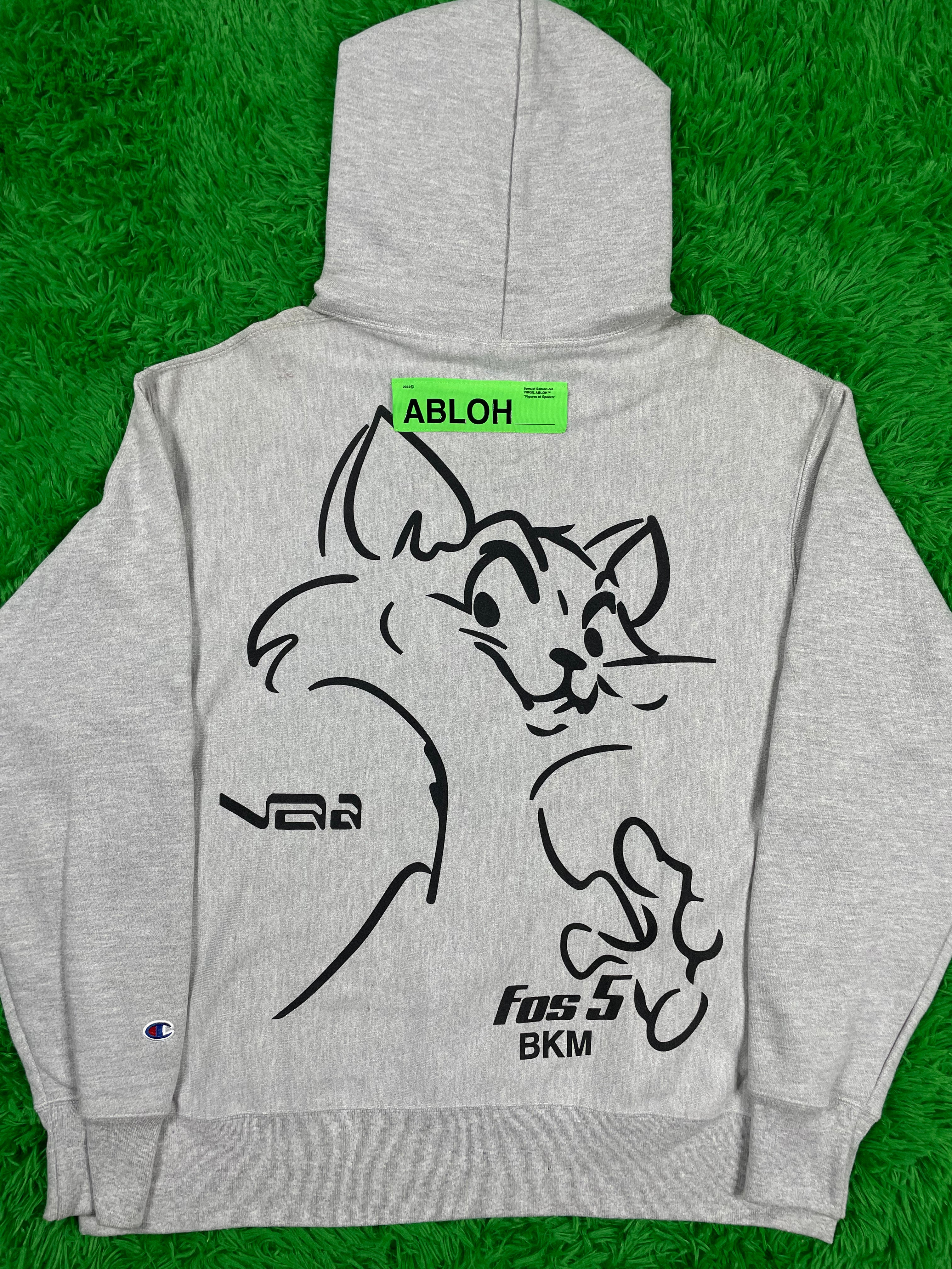 Virgil FOS! Hoodie Grey