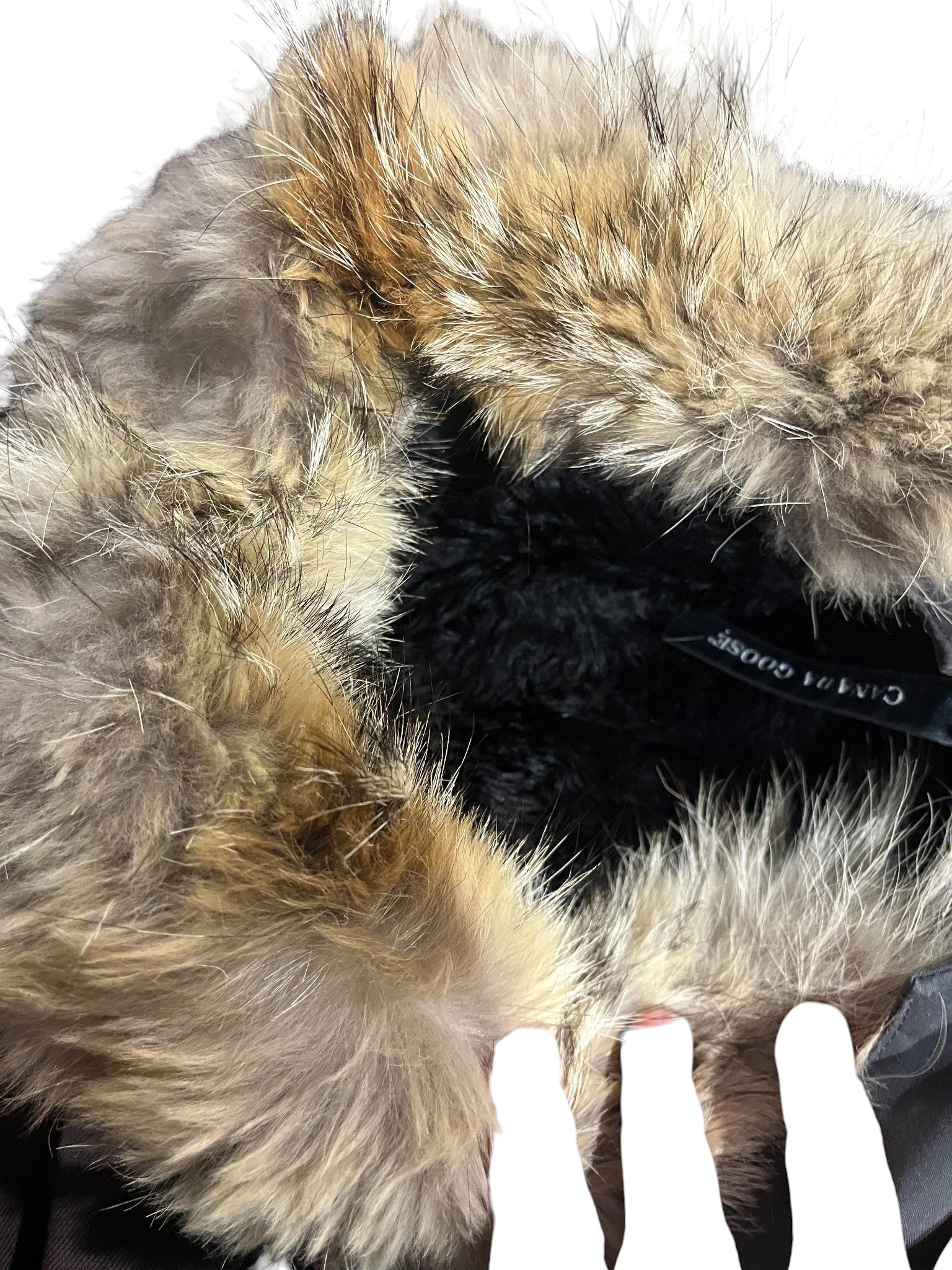 Canada Goose Grey Fur Parka Jacket